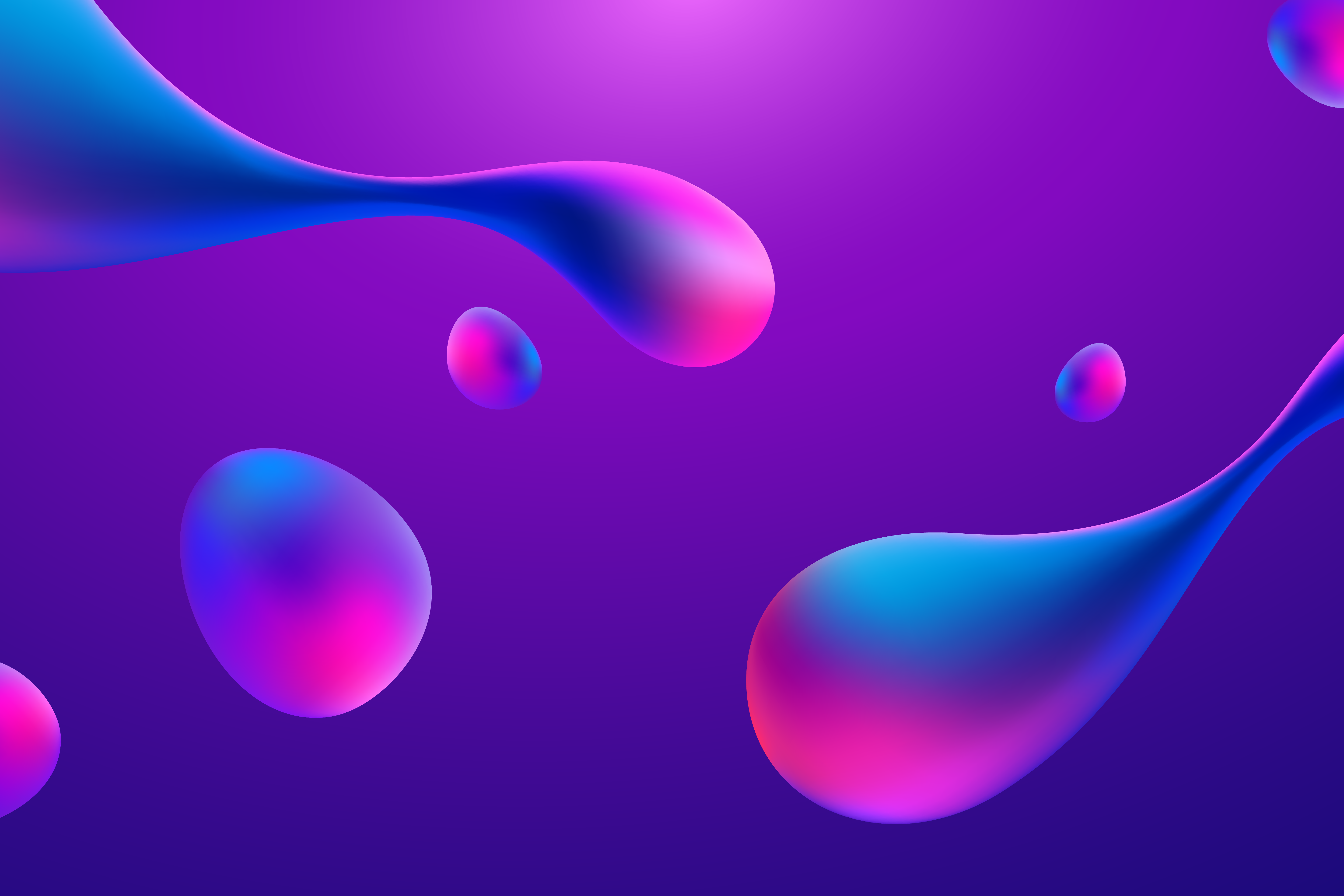 Wallpaper, abstract, pink, blue 5760x3840