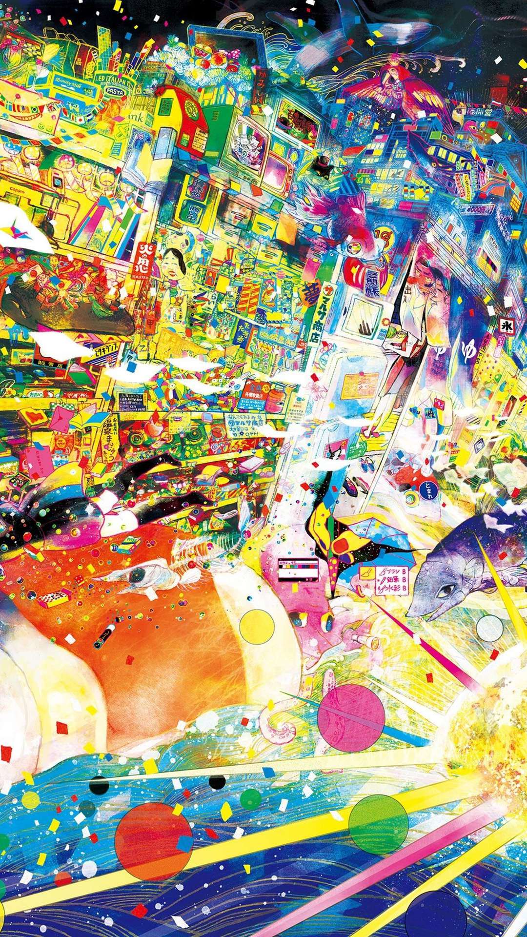 Abstract Anime Wallpaper for iPhone and Android