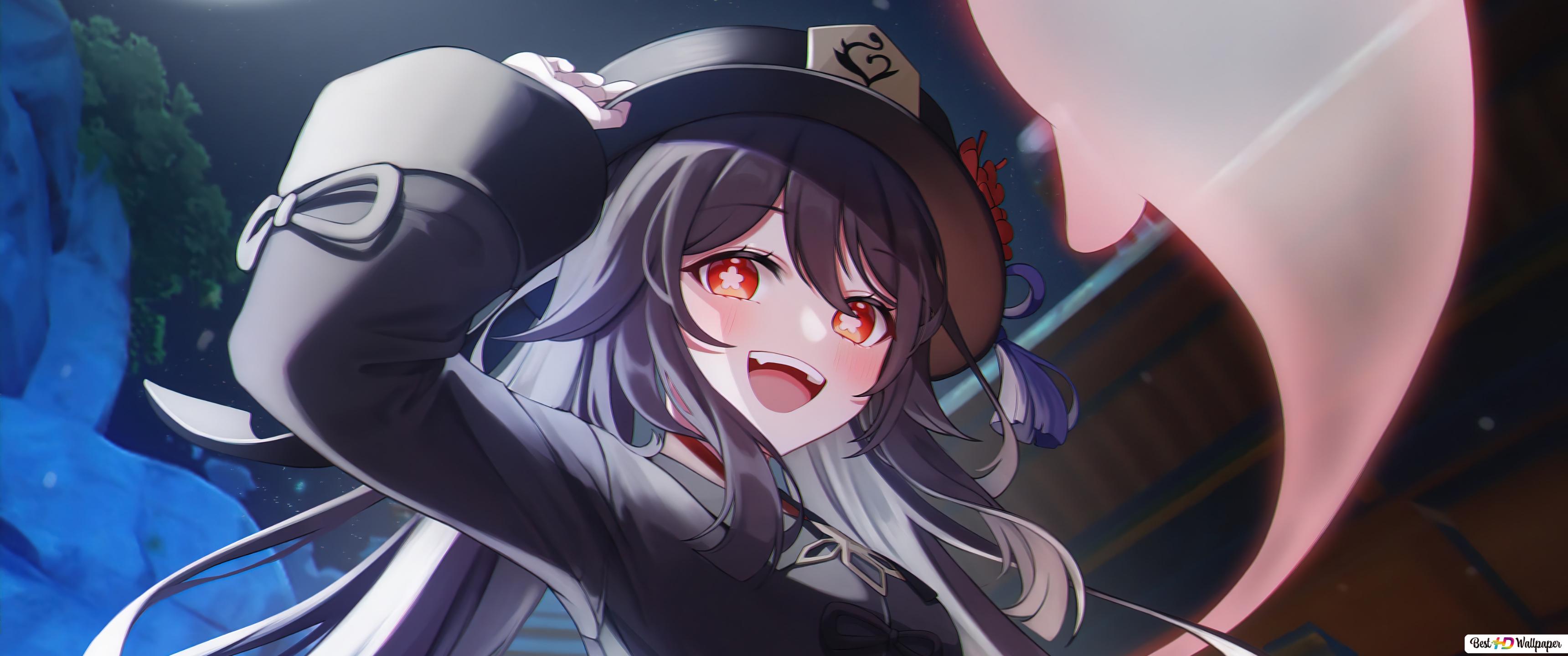 Hu Tao (Genshin Impact), Genshin Impact, anime girlsx1440 Wallpaper