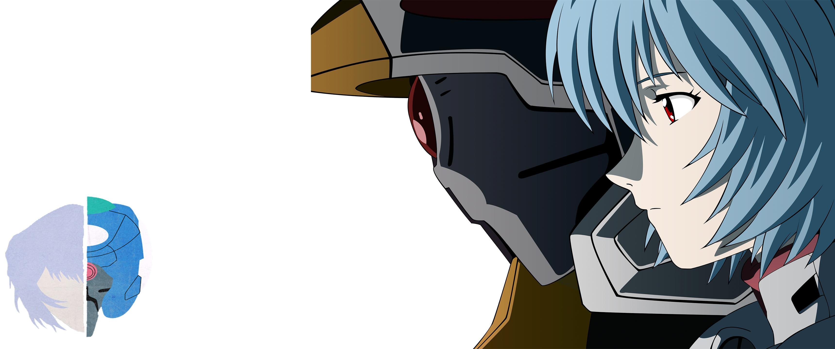 Fooly Cooly x Evangelion Ultrawide Wallpaper [3440x1440]