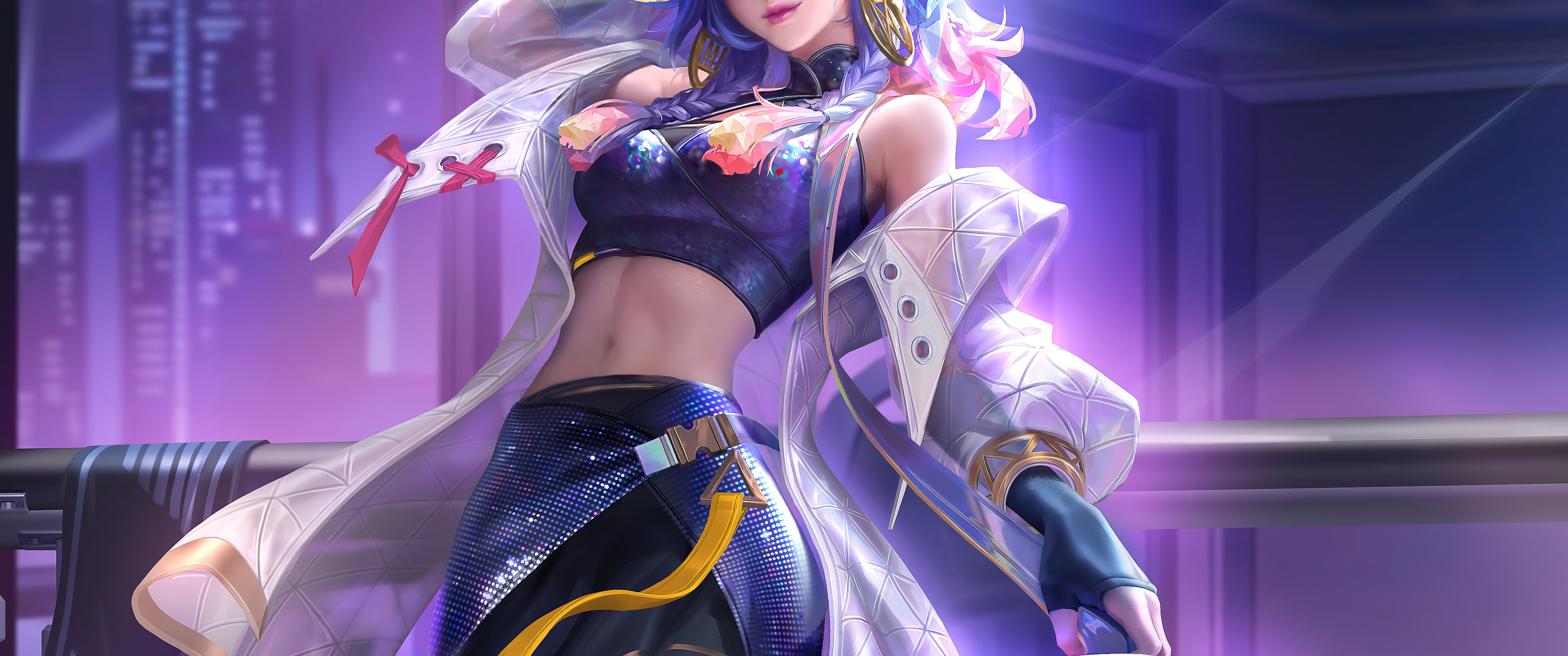 Download Anime girl, Anime, Young woman Wallpaper in 3440x1440 Resolution