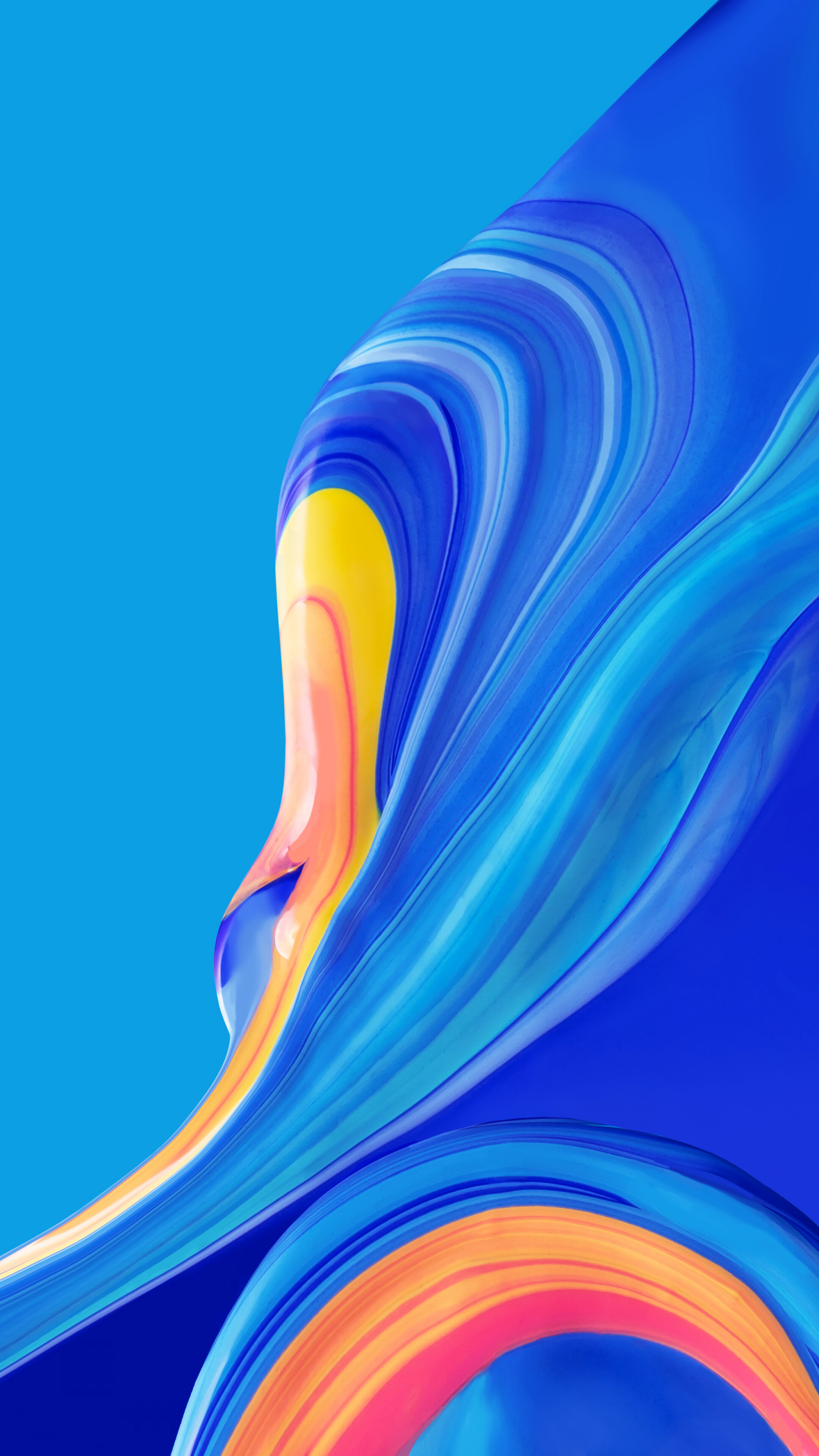 Abstract, Blue, Wave, Digital Art, 4k Gallery HD Wallpaper