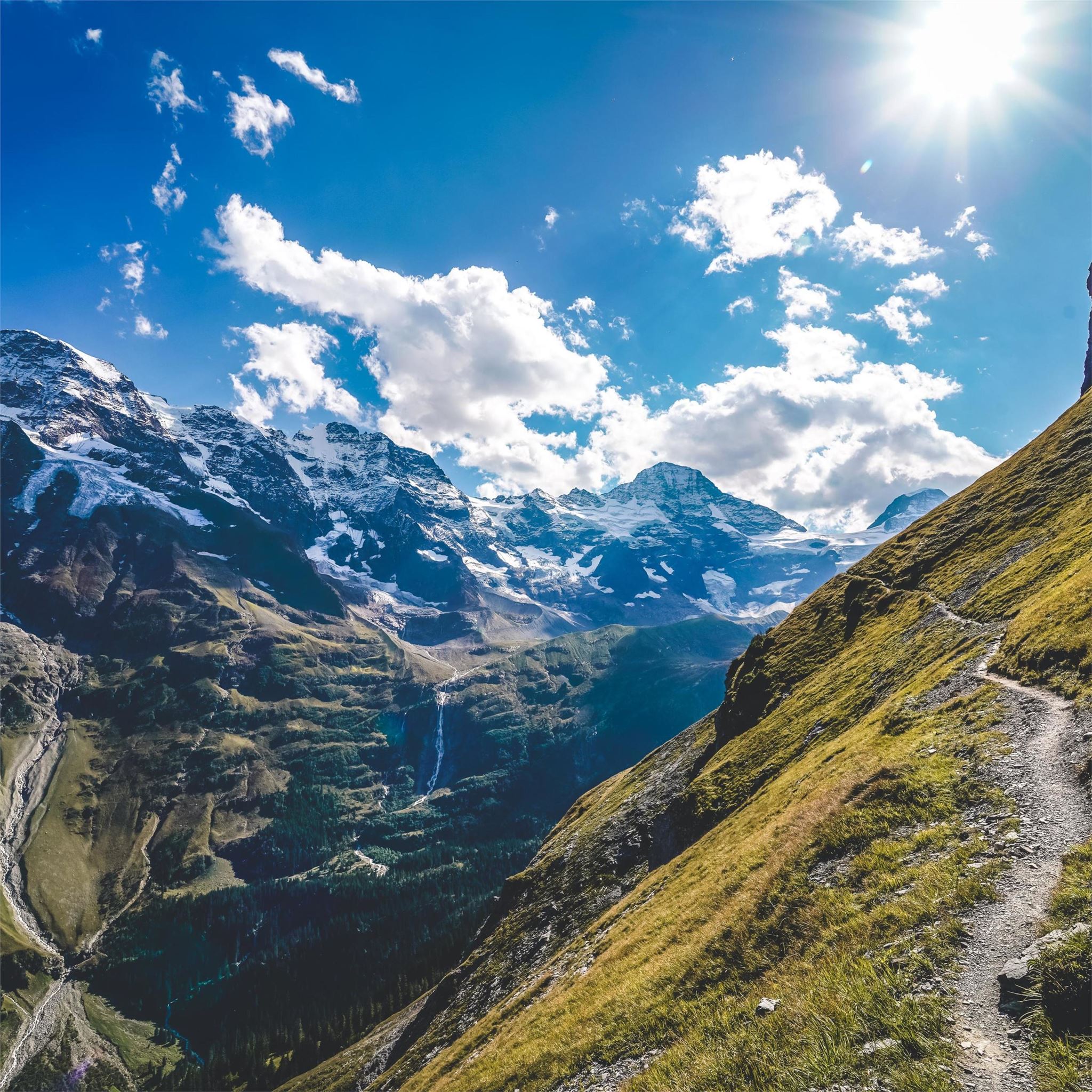 bernese alps 4k iPad Pro Wallpaper Free Download