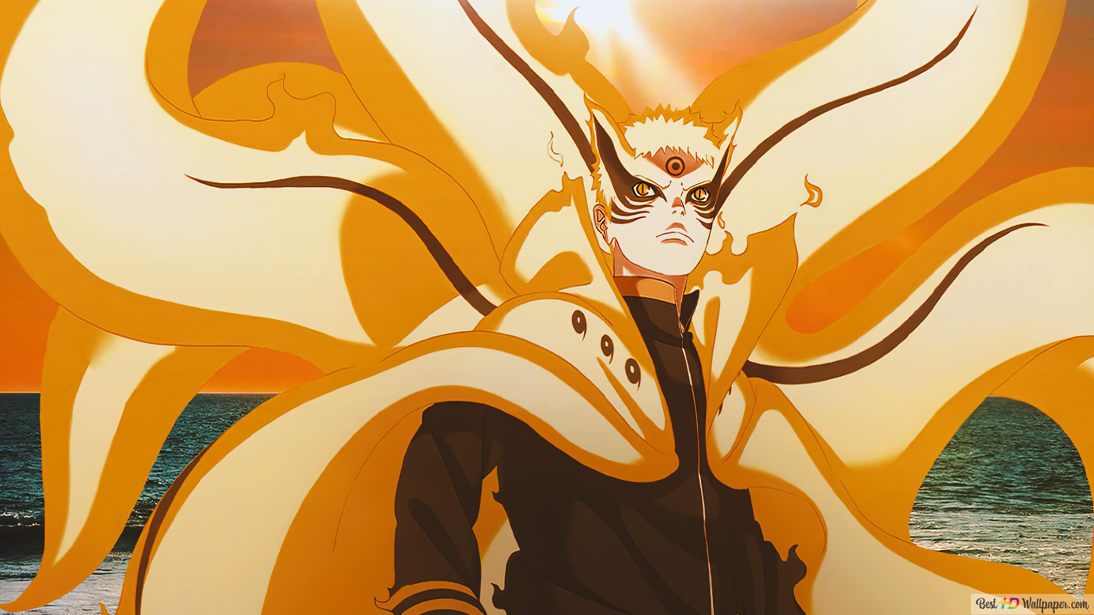 Naruto Uzumaki Baryon Mode Anime Wallpaper 4k HD ID:8736