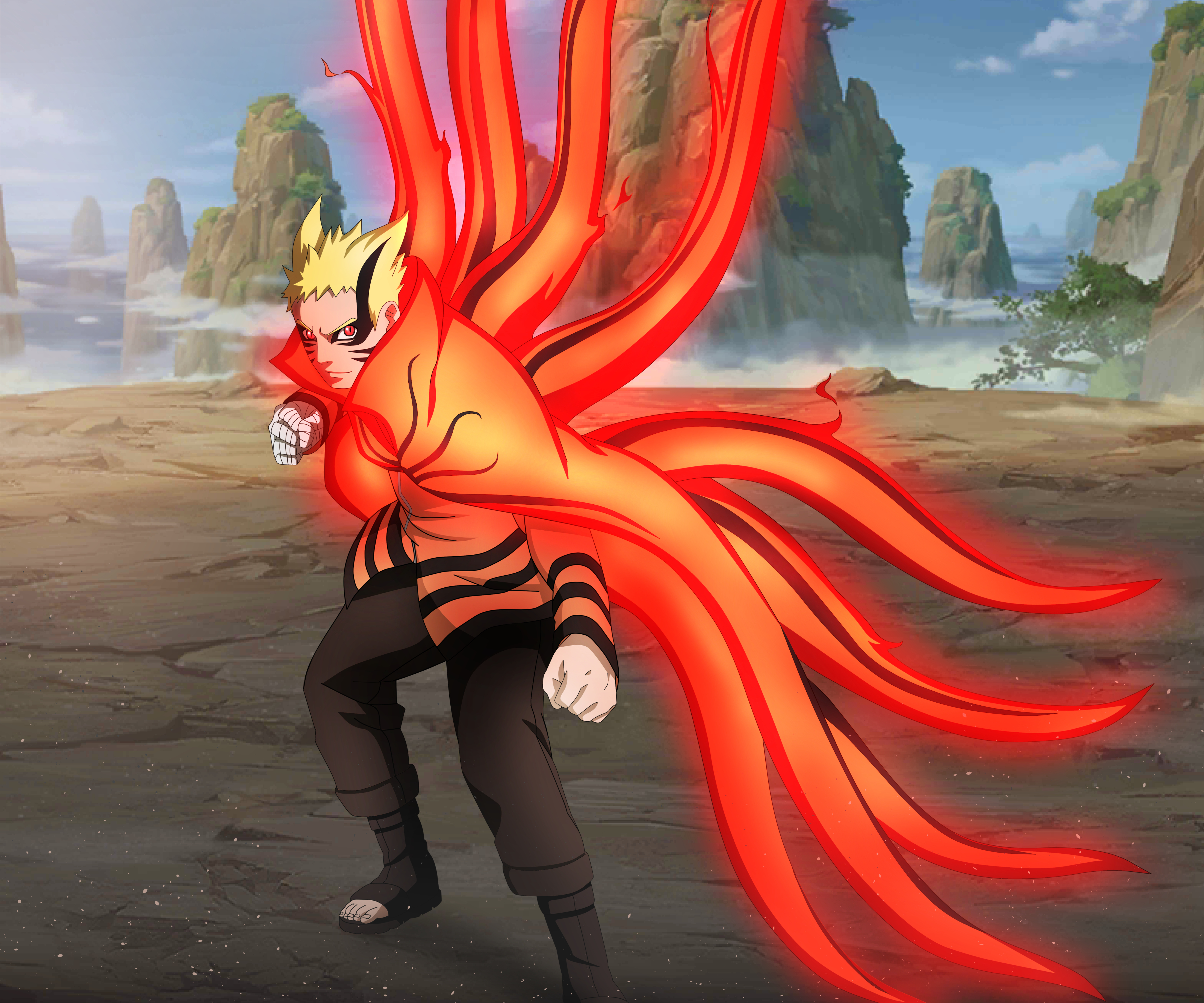 Download Baryon Mode (Naruto) wallpaper for mobile phone, free Baryon Mode (Naruto) HD picture