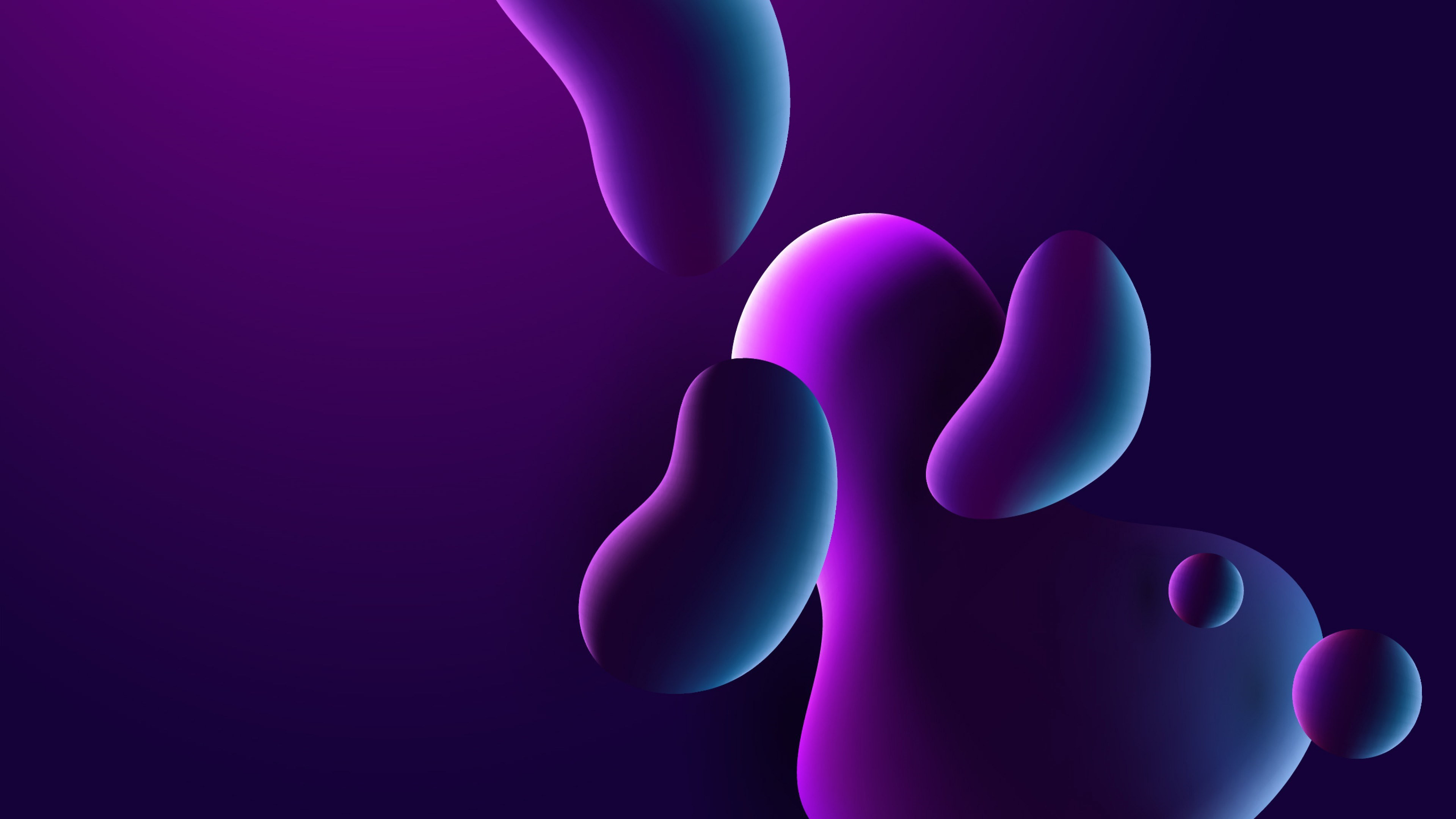 Download wallpaper: OnePlus 7T Pro, stock, bubble, abstract 3840x2160