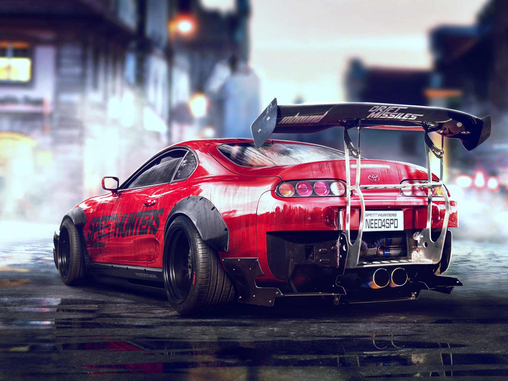 Wallpaper 4k Toyota Supra Sports car Wallpaper