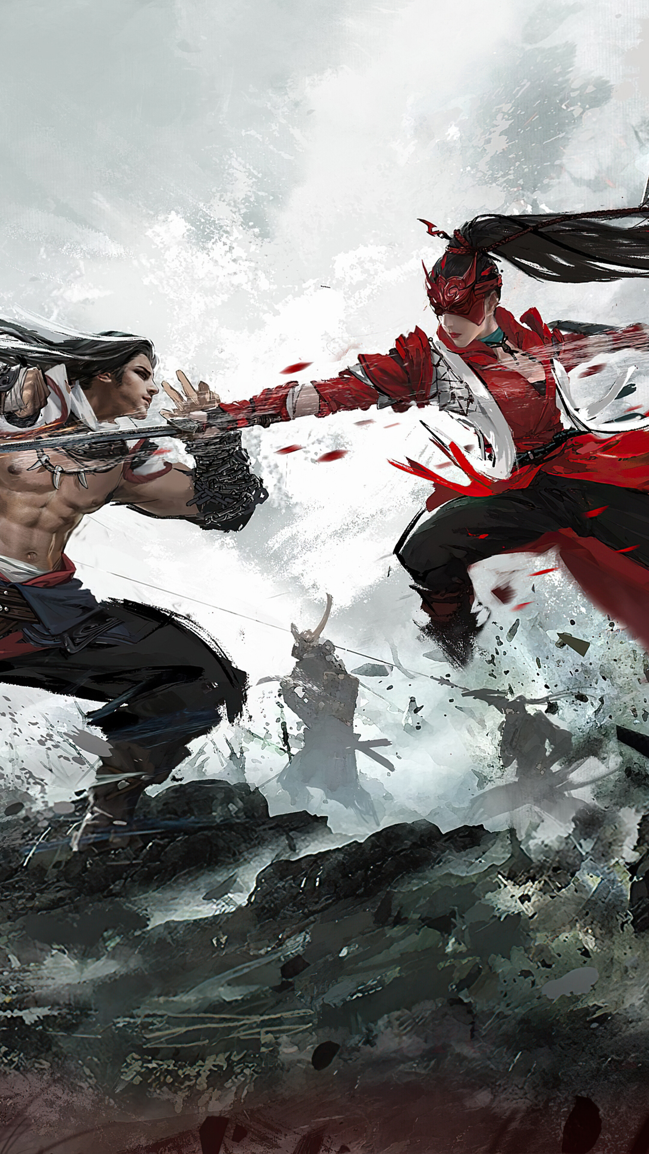 Naraka Bladepoint, Art, Fighting, 4k Gallery HD Wallpaper