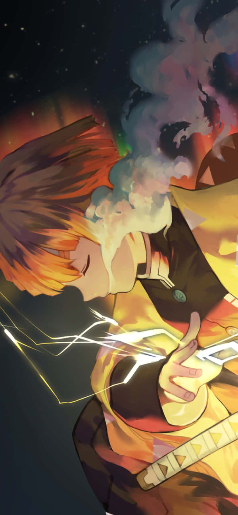 the Zenitsu Phone Wallpaper