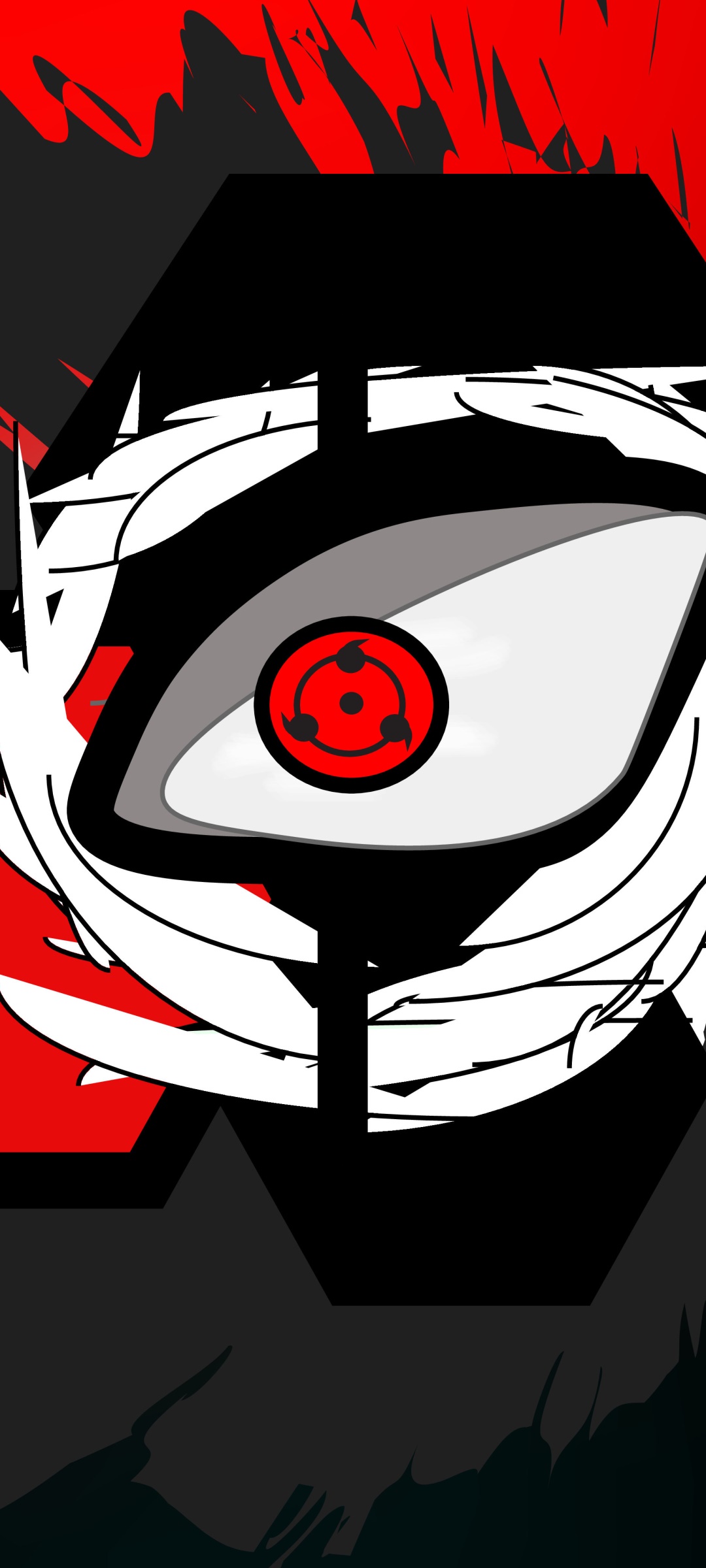 Wallpaper / Anime Naruto Phone Wallpaper, Kakashi Hatake, Sharingan (Naruto), Uchiha Clan, 1080x2400 free download