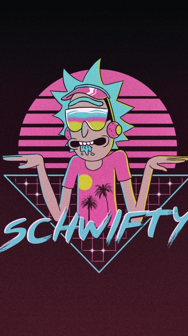 Wallpaper / TV Show Rick and Morty Phone Wallpaper, Rick Sanchez, 750x1334 free download