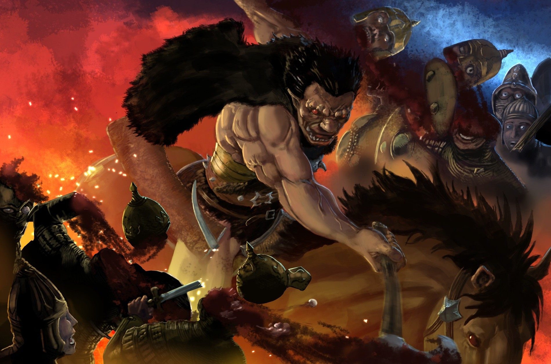 1900x1257 kentaro miura berserk zodd Gallery HD Wallpaper