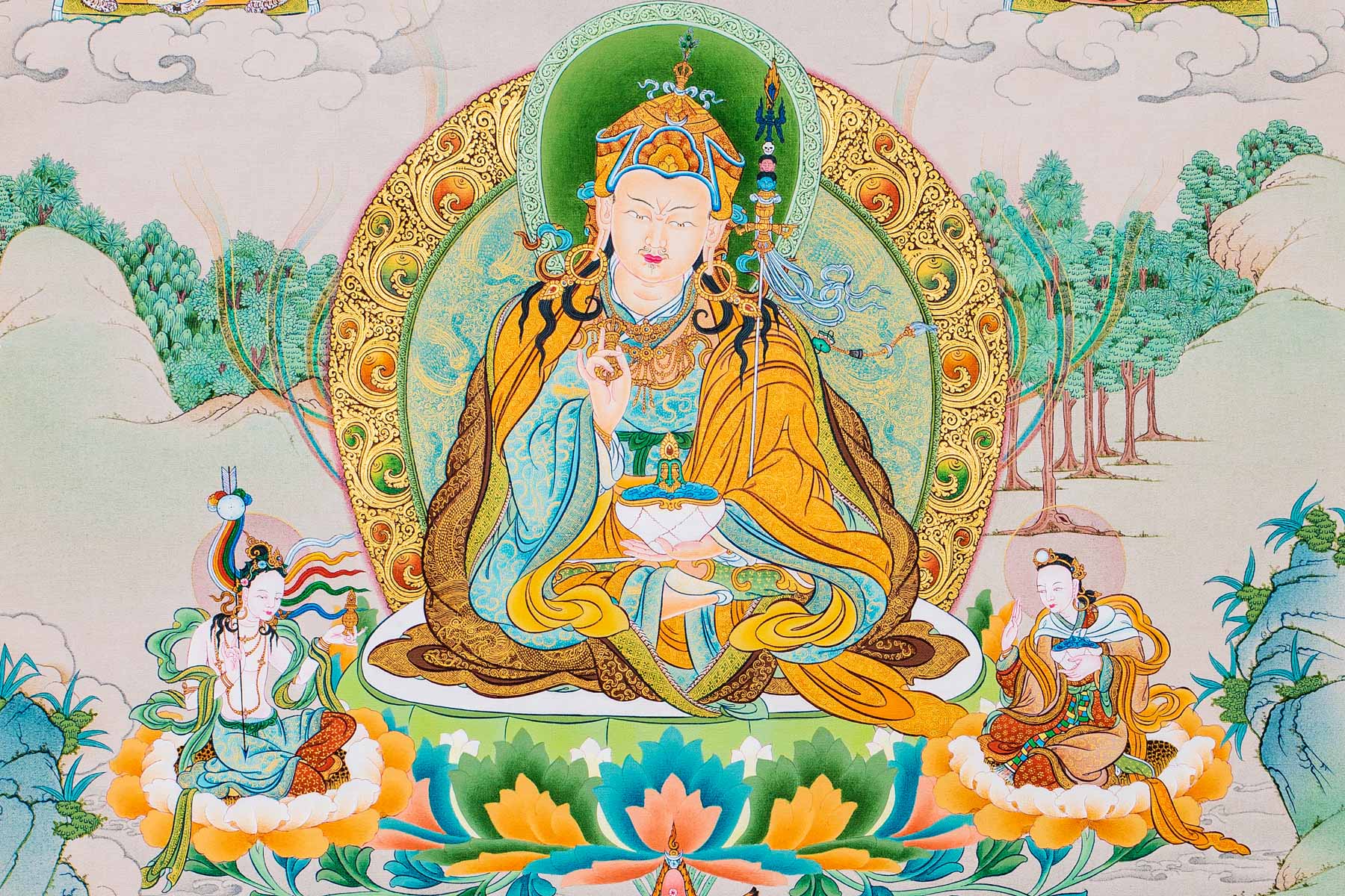 Guru Rinpoche IV (Detail B) As Art