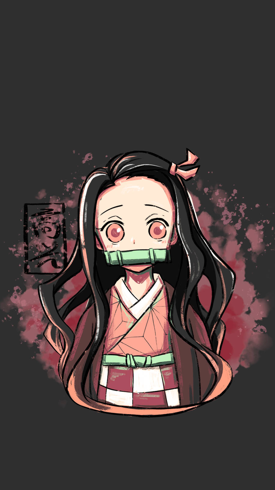 Download Nezuko Phone Cute Wallpaper