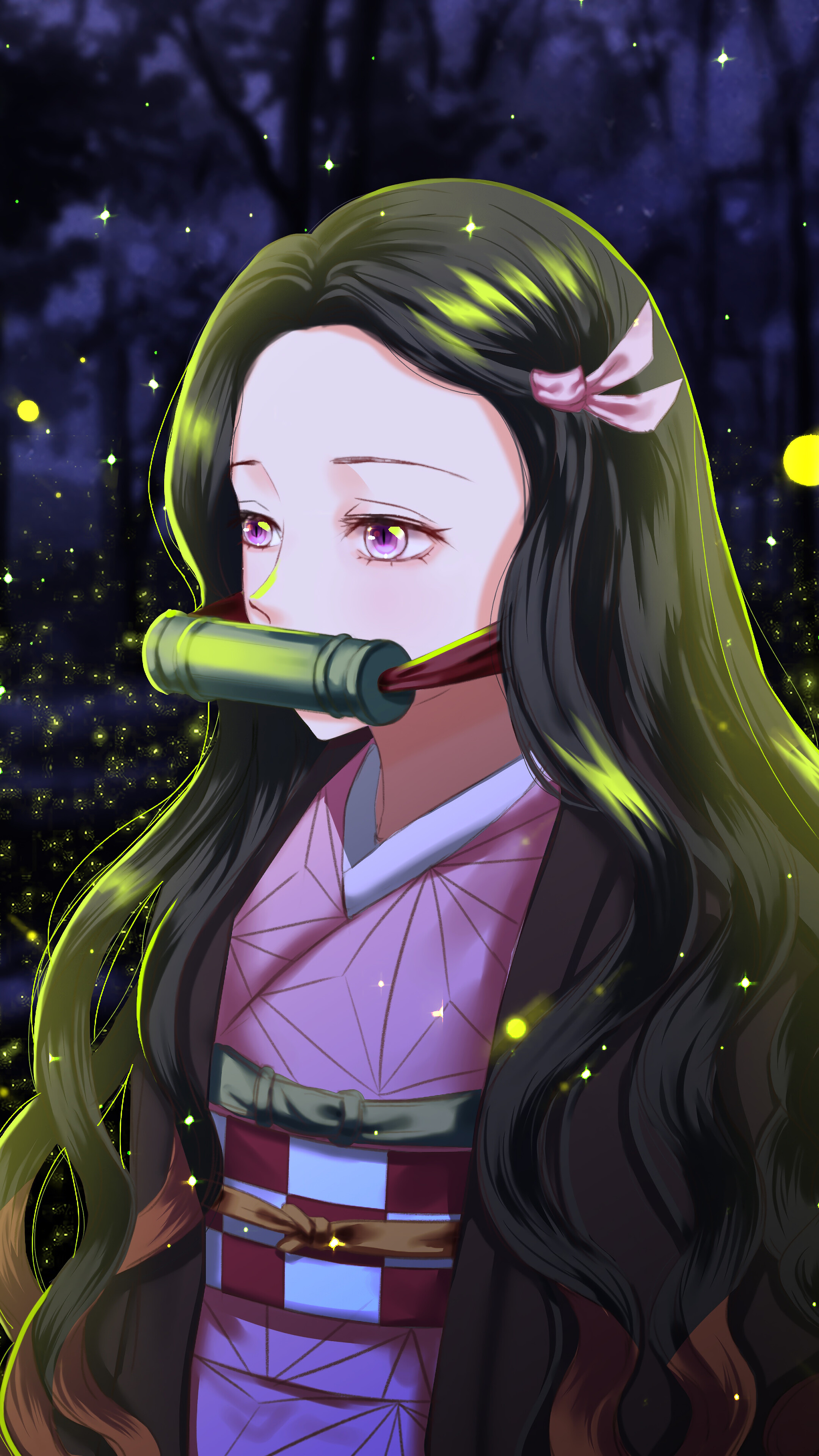 Nezuko Kamado, Kimetsu no Yaiba, 4k Gallery HD Wallpaper