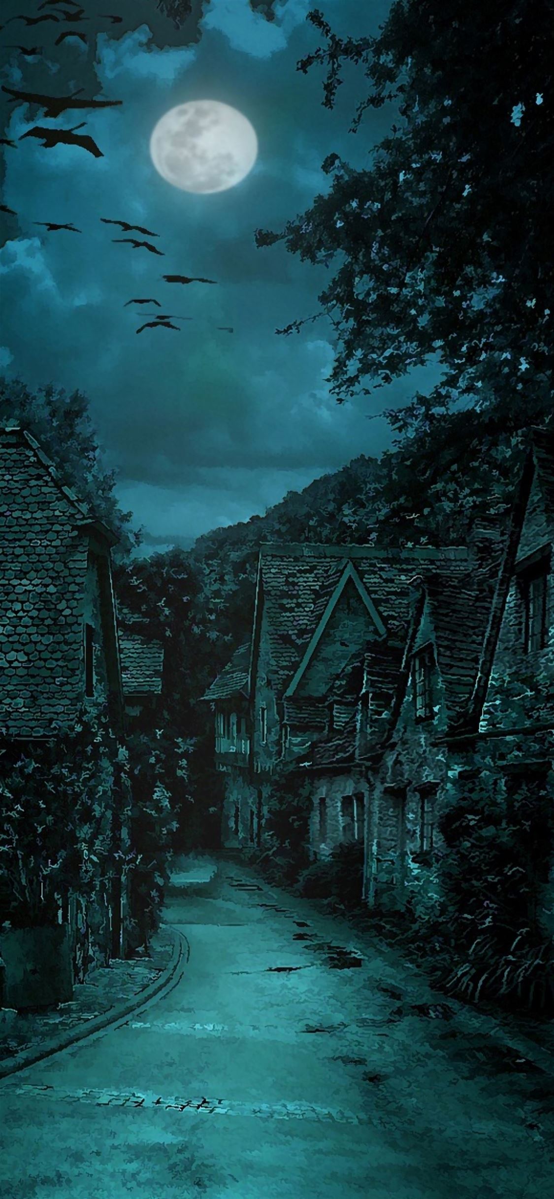 The dark village iPhone Wallpaper Free Download