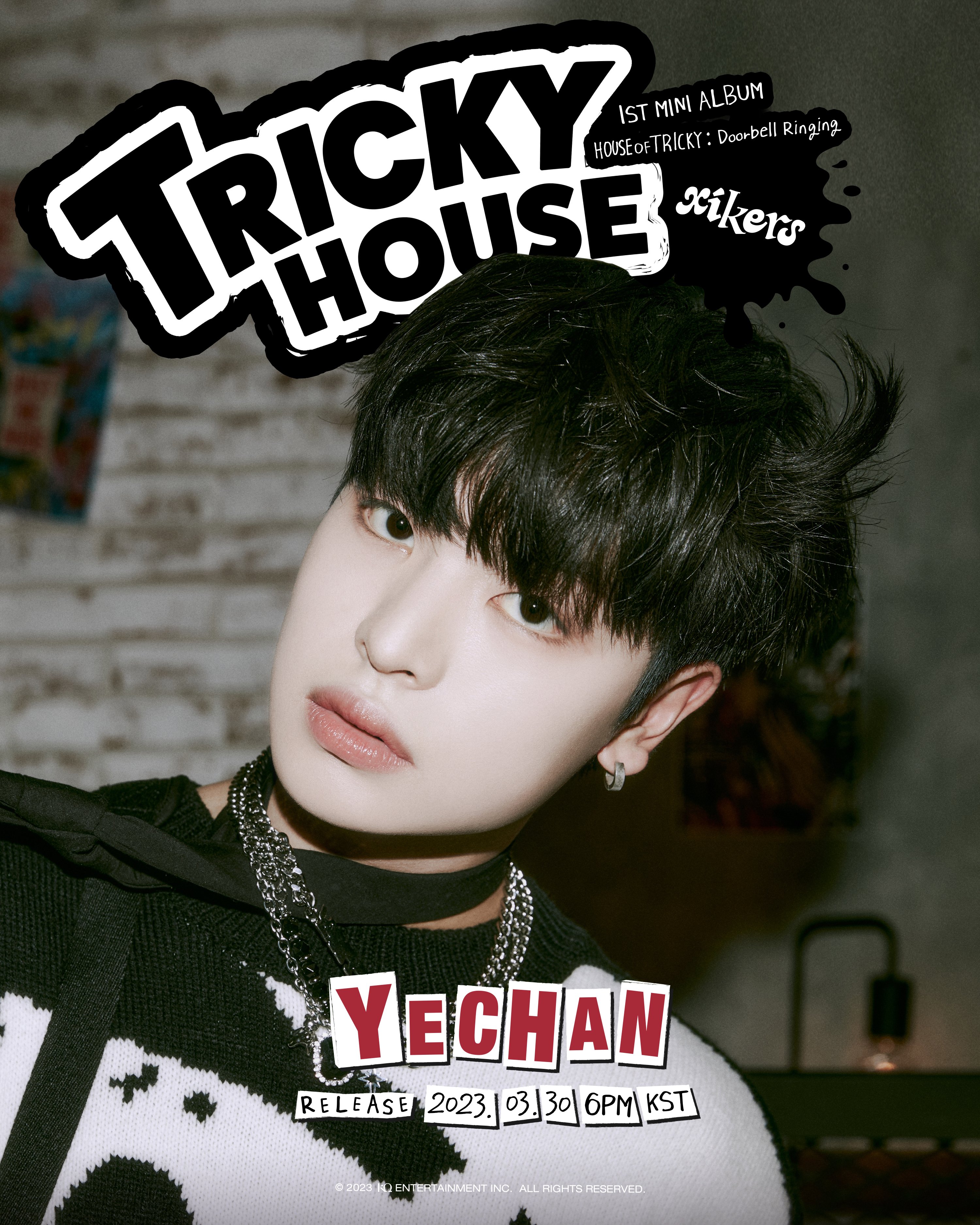 xikers Mini Album 'HOUSE OF TRICKY, Doorbell Ringing' (Concept Photo Ver. (Junghoon, Seeun, Yujun, Hunter, Yechan))