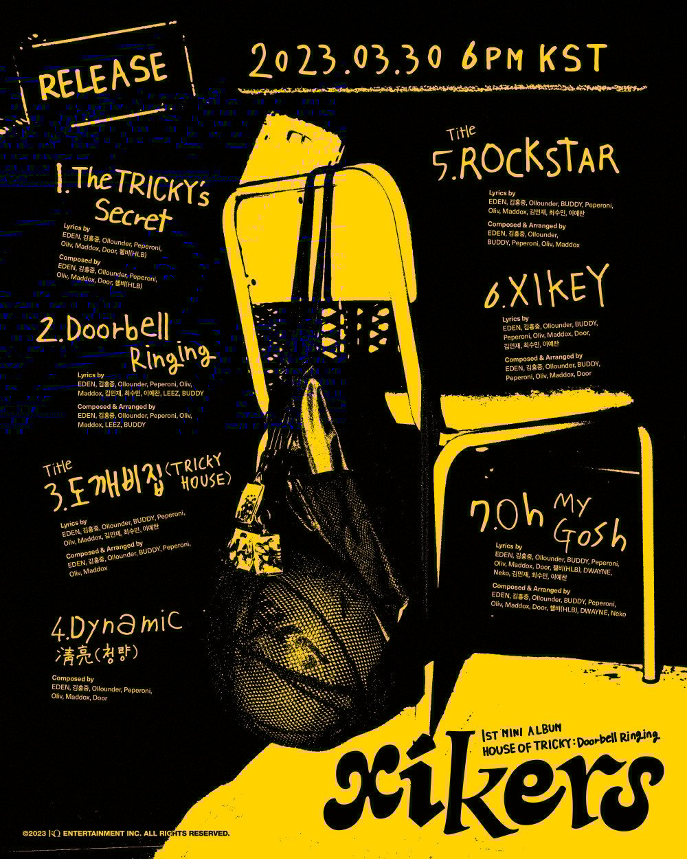 Xikers drops tracklist for 1st mini album 'House of Tricky: Doorbell Ringing'