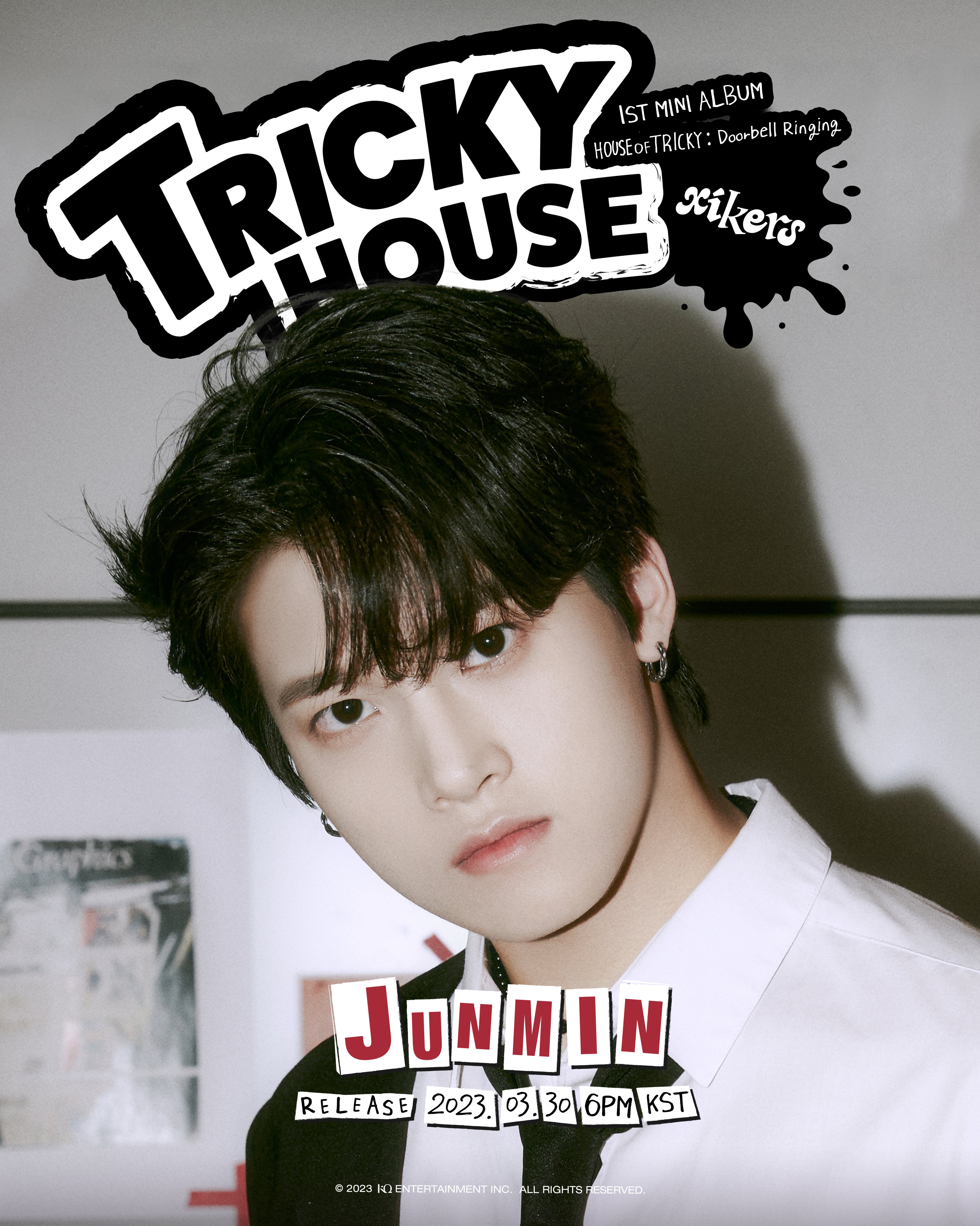 Xikers House Of Tricky: Doorbell Ringing Teaser Photo Tricky Ver. (Minjae, Junmin, Sumin, Jinsik, Hyunwoo) (HD HQ)-Pop Database Dbkpop.com