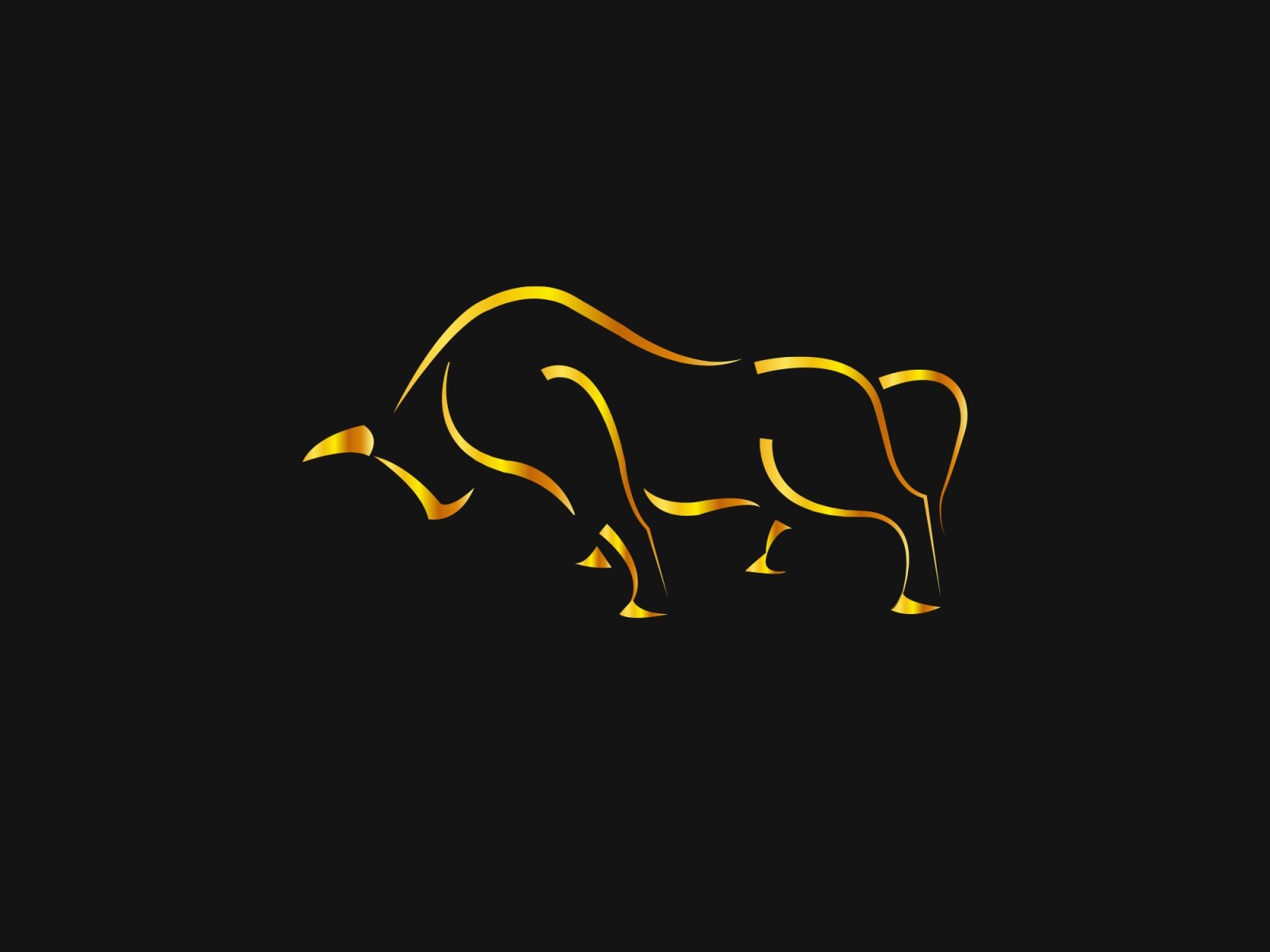 Golden Bull Wallpapers - Wallpaper Cave