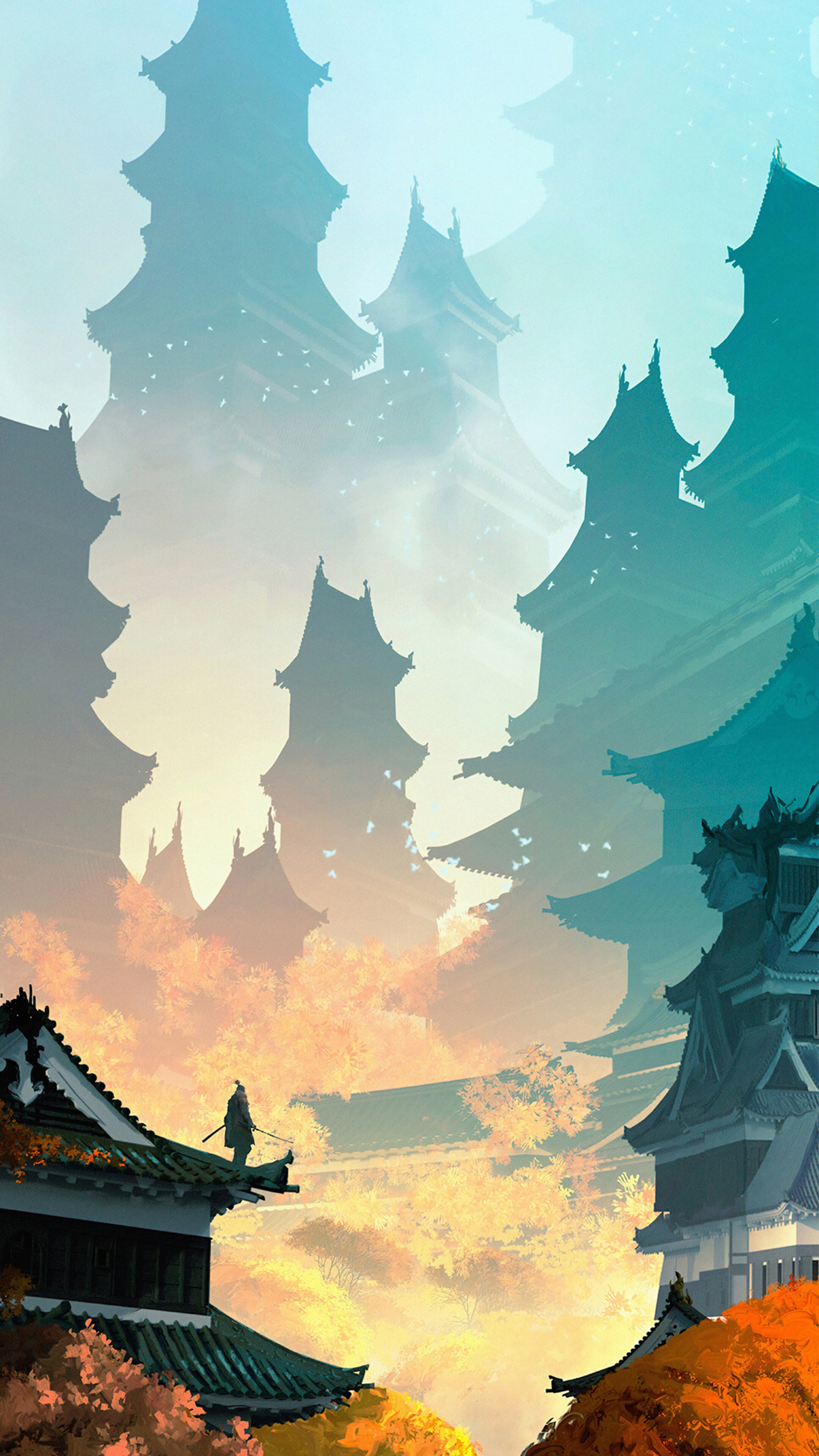 Japanese Temple 1080P, 2k, 4k HD wallpaper, background free download