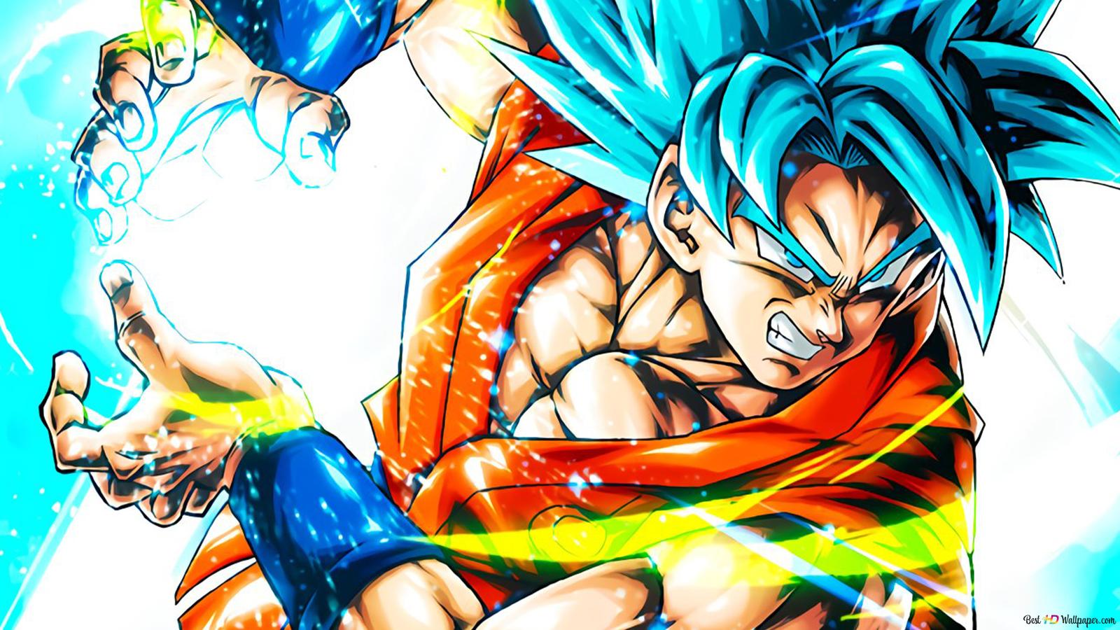 Super Saiyan Blue Goku from Dragon Ball Super F Saga [Dragon Ball Legends Art] HD wallpaper download