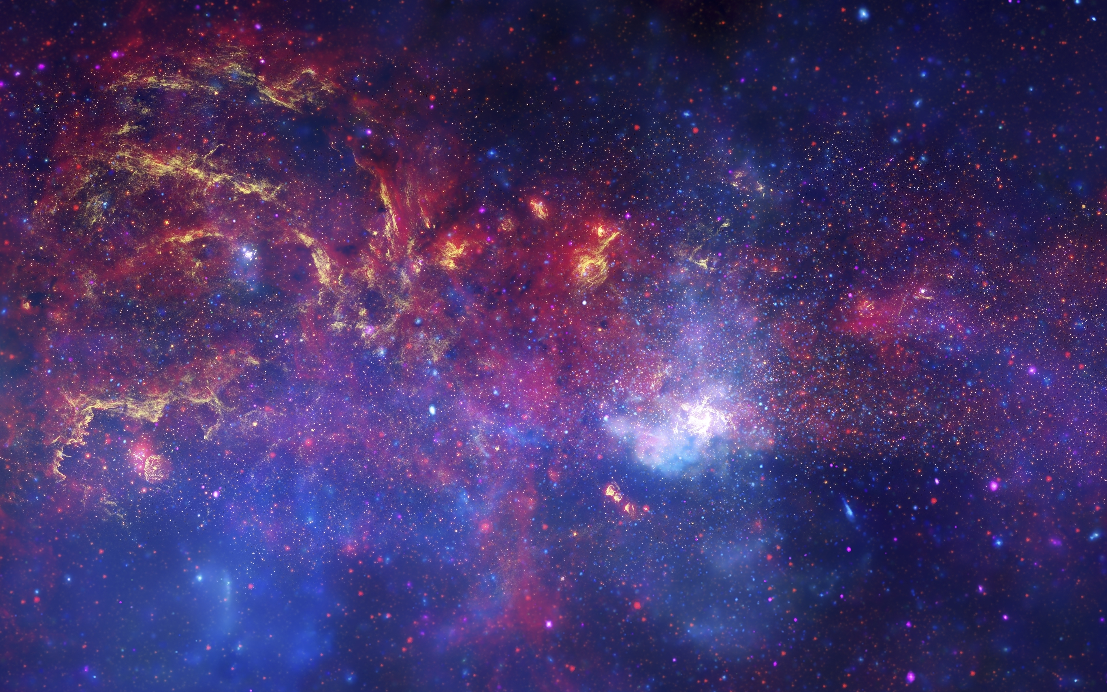 Vibrant Galactic Stellar Evolution 5K 4K wallpaper