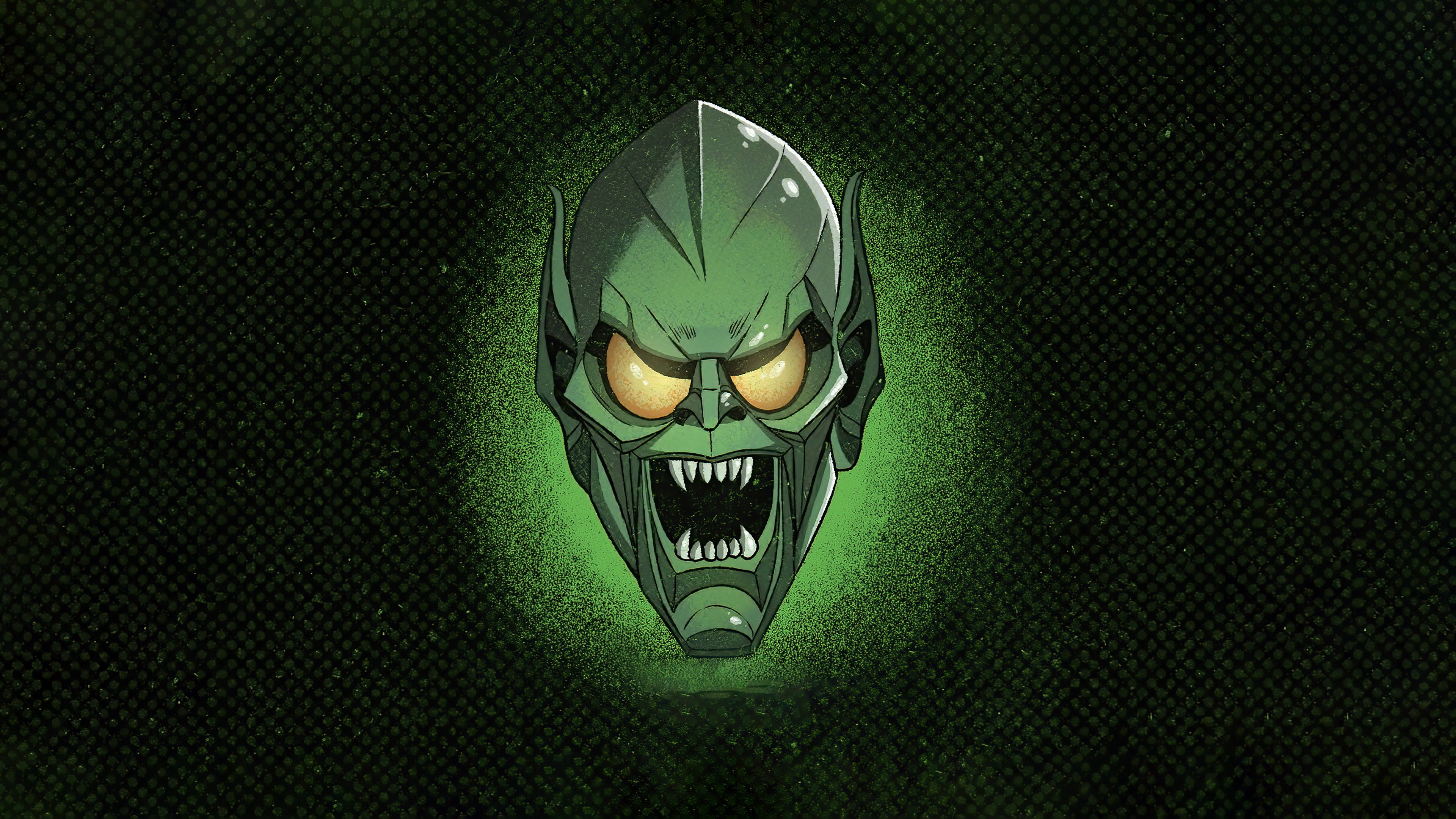 Green Goblin Minimalist Wallpaper 4k Ultra HD