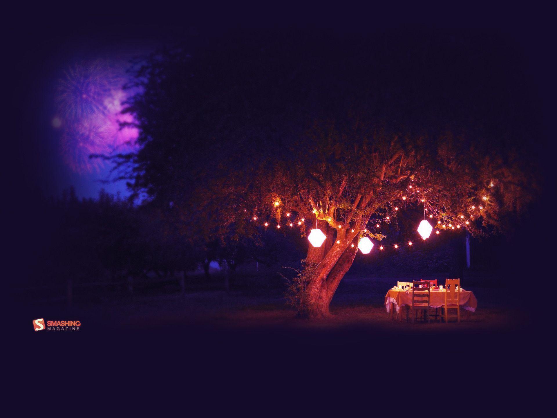 Summer Night Wallpaper