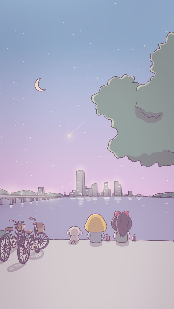 Summer Night 1. Wallpaper iphone cute, Cute fall wallpaper, Cute wallpaper