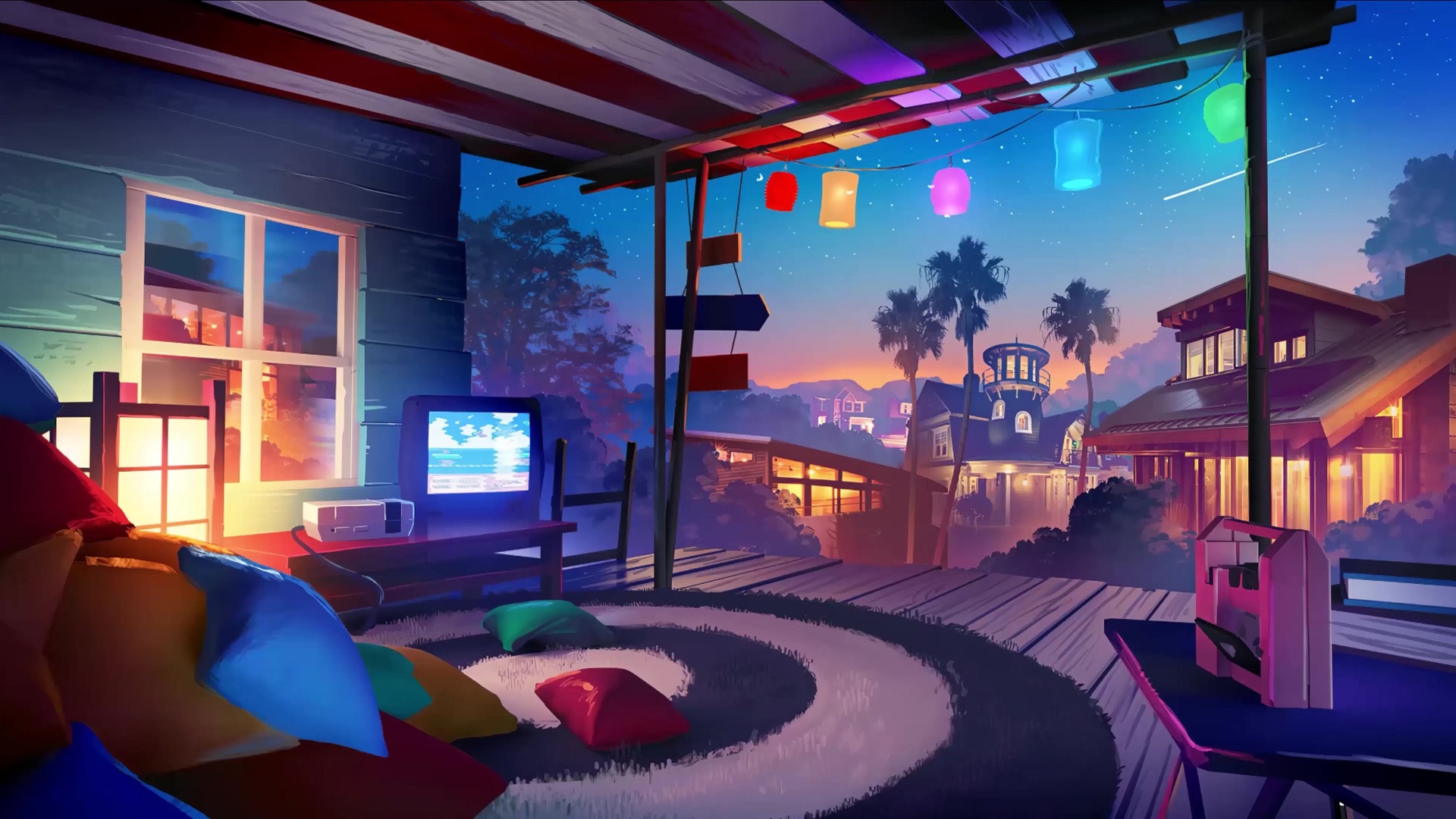 Summer Night Live Wallpaper