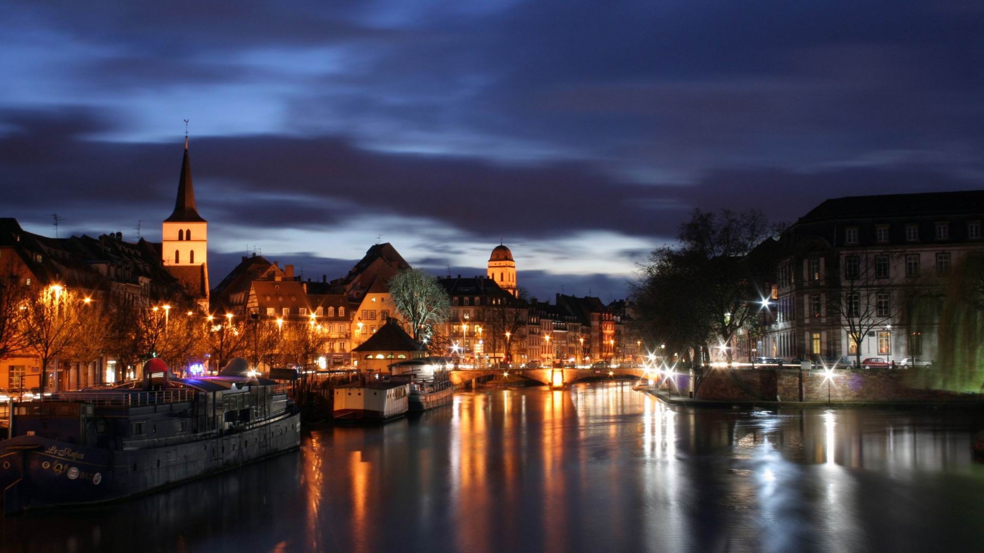 Summer Night City Photography HD Wallpaper