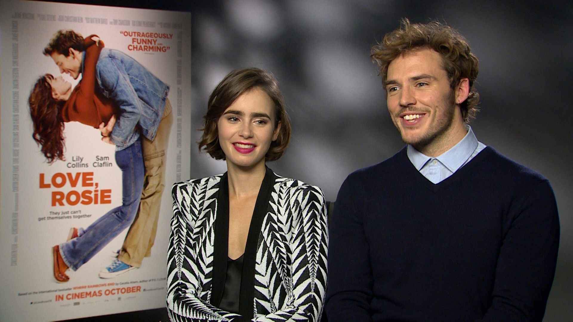 The HeyUGuys Interview: Lily Collins and Sam Claflin on Love, Rosie