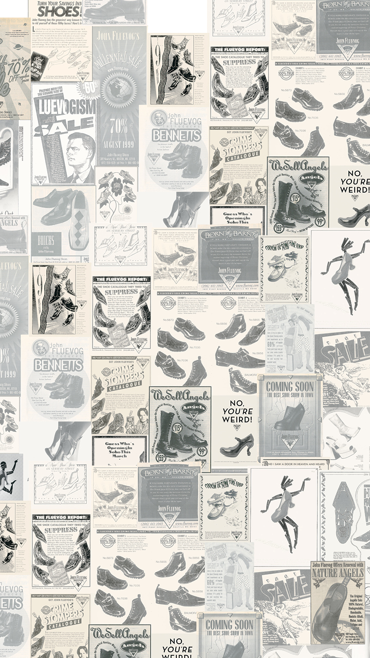 Fluevog Shoes Ads wallpaper