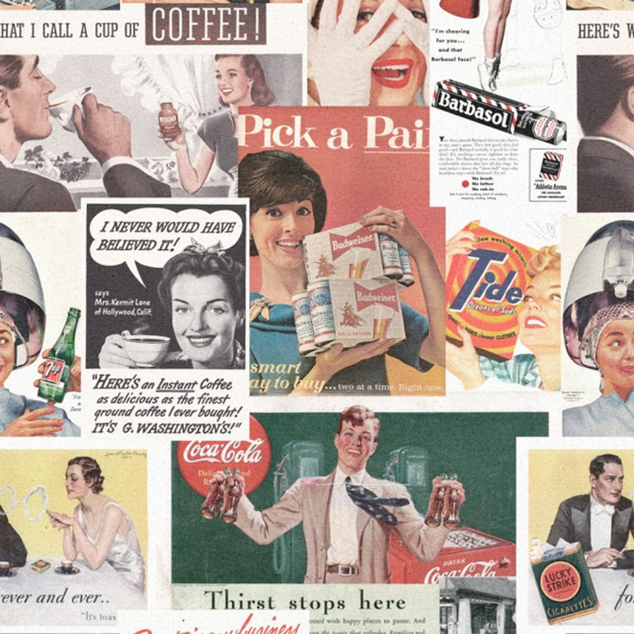 Old School Magazine Add Black White Wallpaper. Mind The Gap Retro Adds