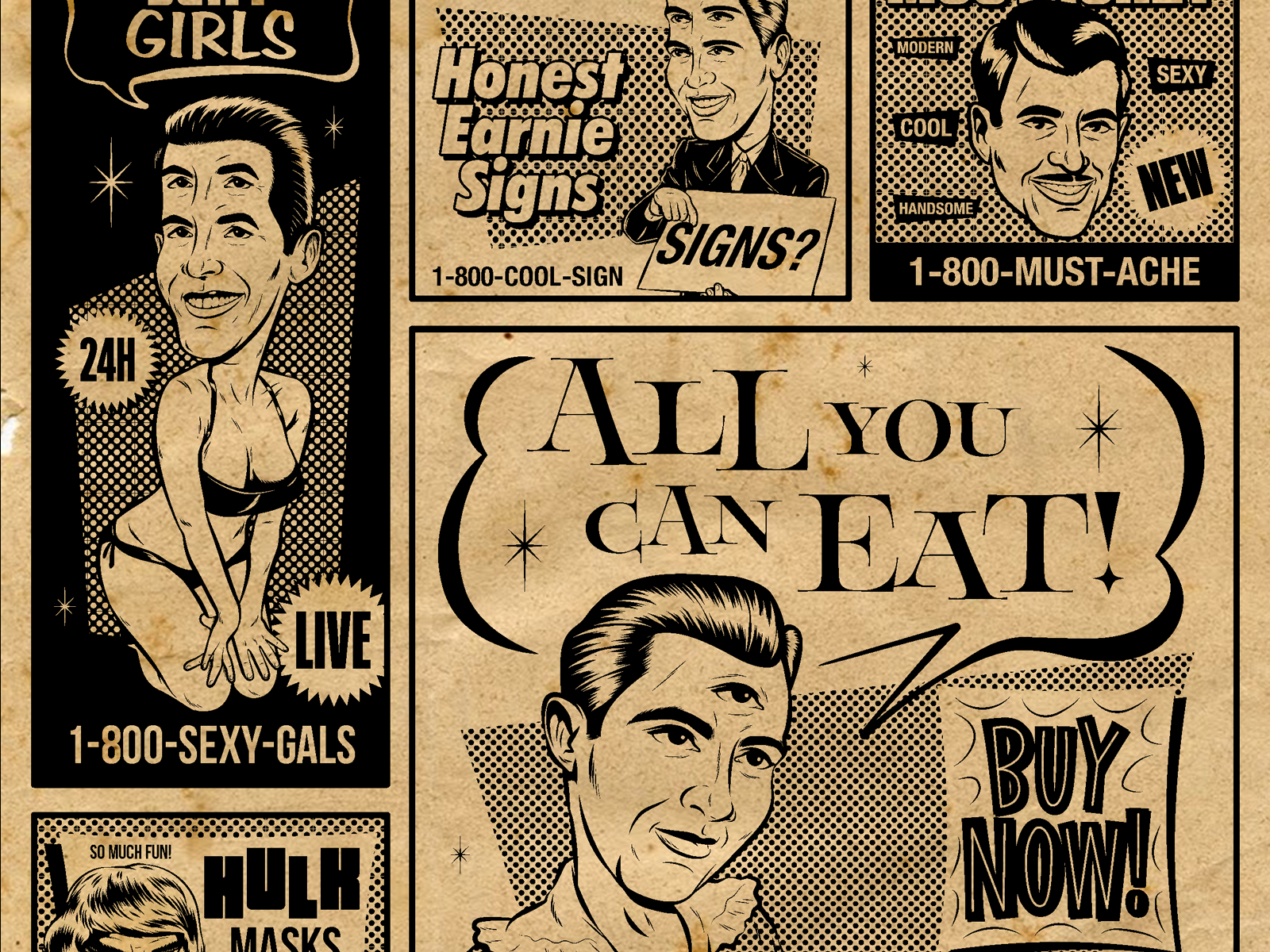 Vintage Weird Ads