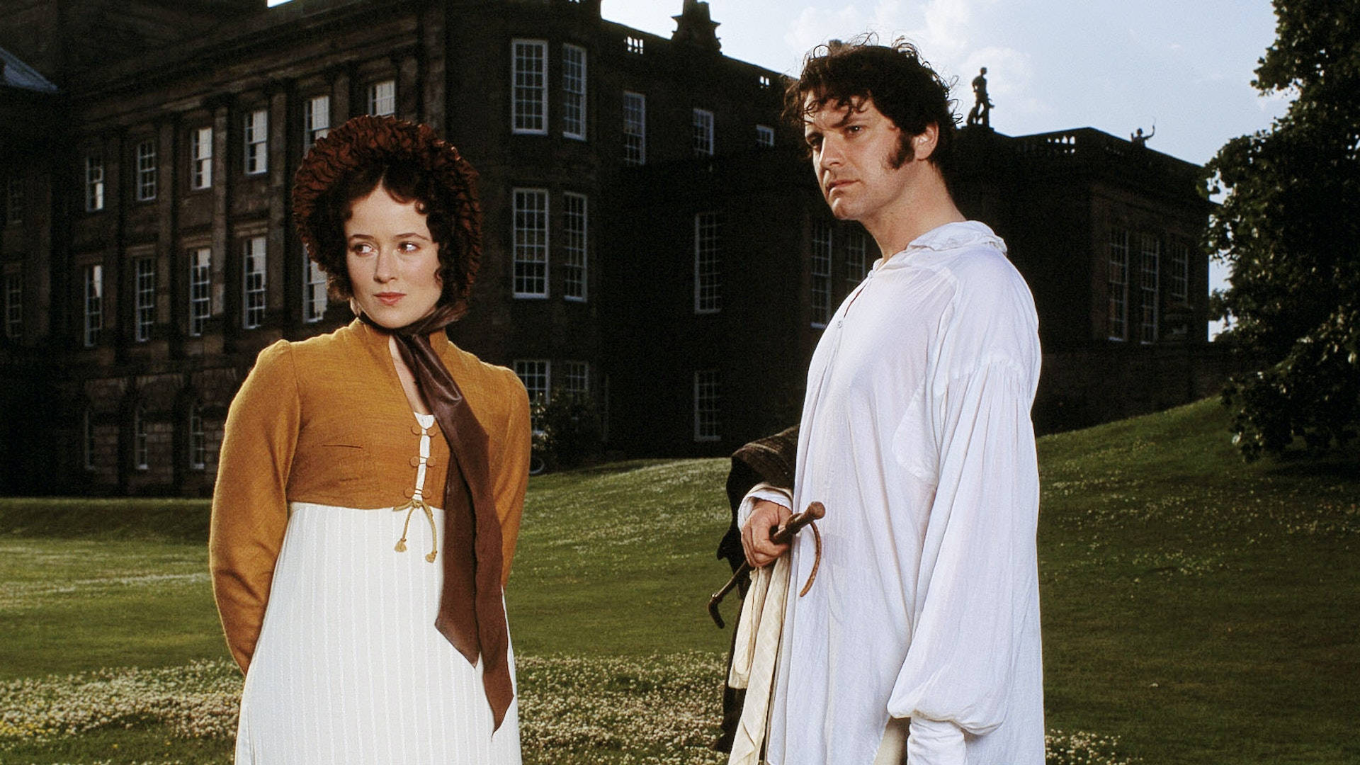 Download Pride And Prejudice 1995 Darcy And Elizabeth Wallpaper