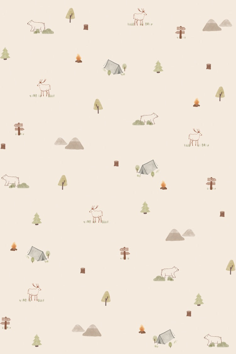 Mini Camper, Wallpaper for Kids' Rooms