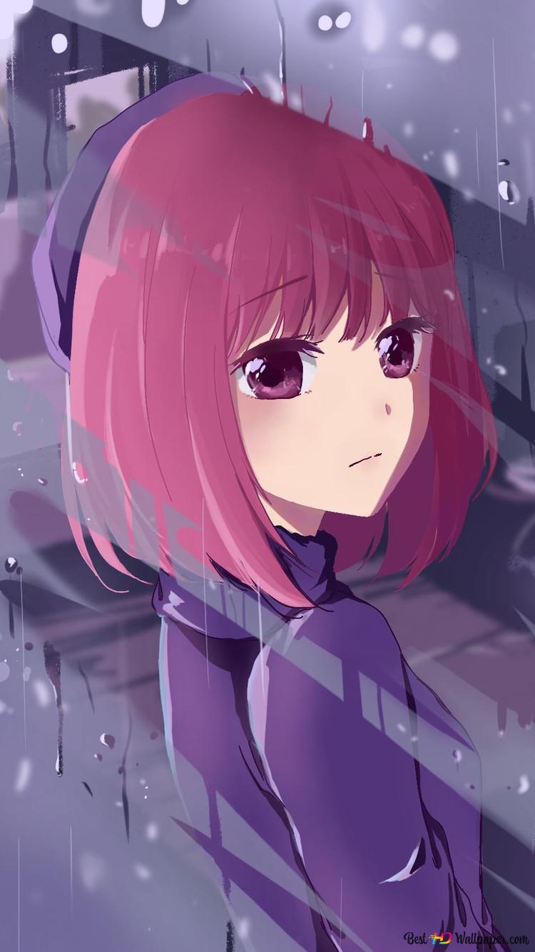 Oshi no Ko anime Japanese manga series pink haired Kana Arima 2K wallpaper download