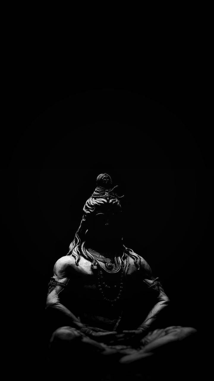 Amoled lord shiva HD Wallpaper Download