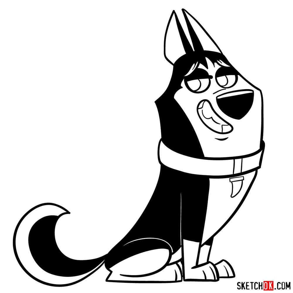 Hansel (101 Dalmatian Street). Guided drawing, Drawings, Easy drawings