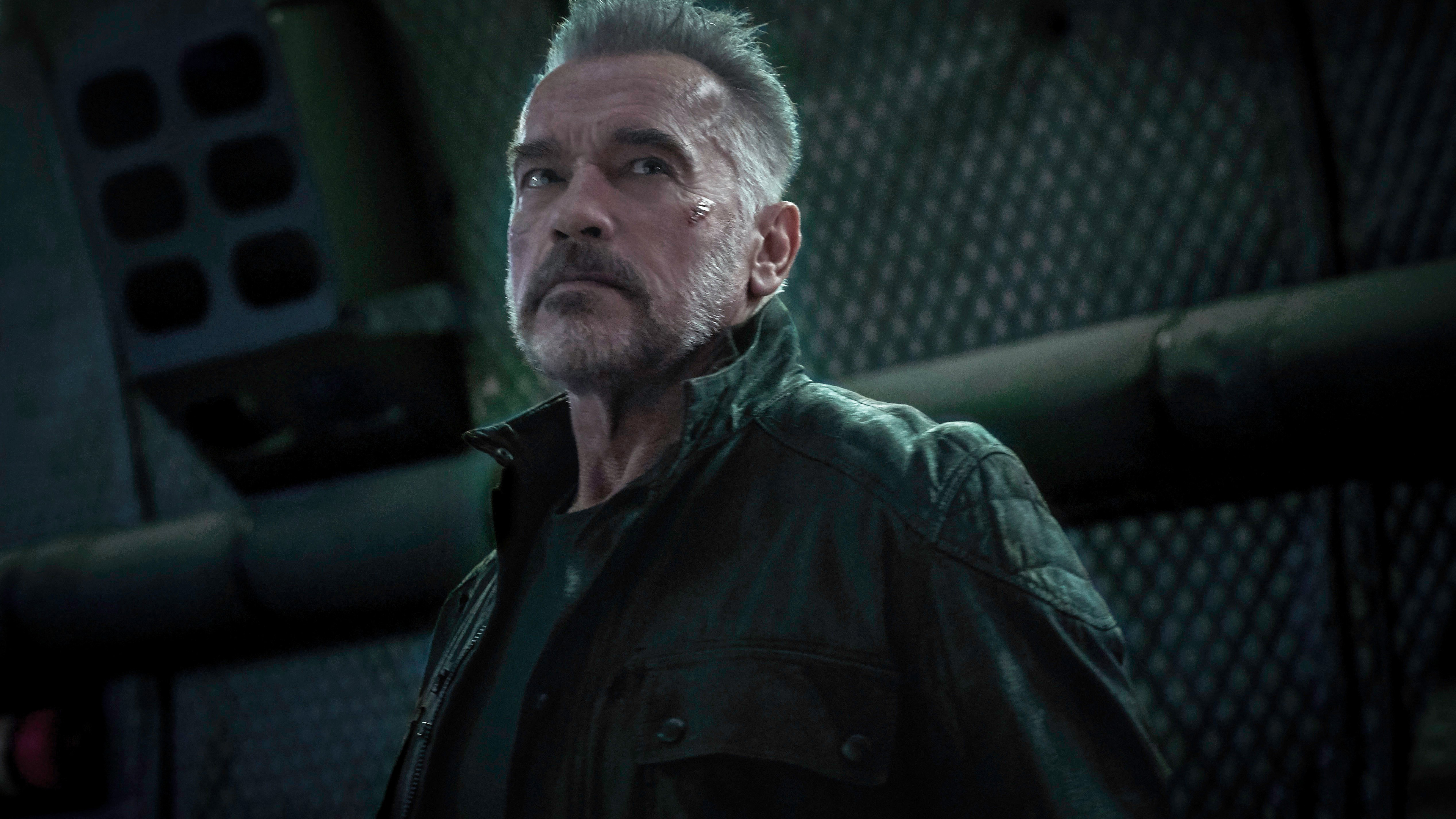 Wallpaper 4k Arnold Schwarzenegger In Terminator Dark Fate 4k Wallpaper