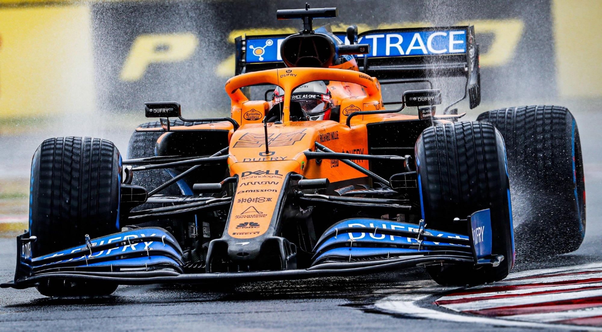 Wallpaper / Dell, 1080P, McLaren F1, F1 2020, Carlos SAINZ Jr., race tracks, water, Formula 1 free download