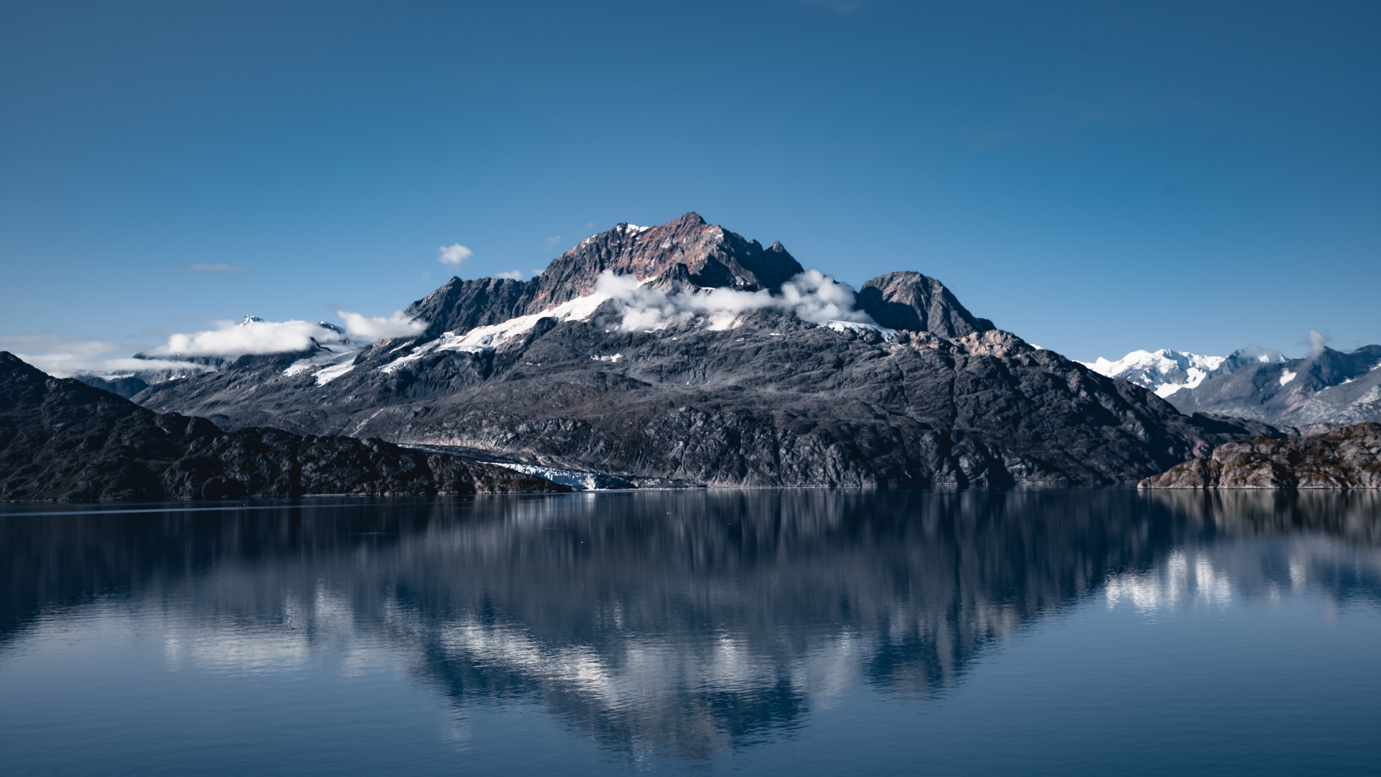 Mount Copper Wallpaper 4K, Lamplugh Glacier