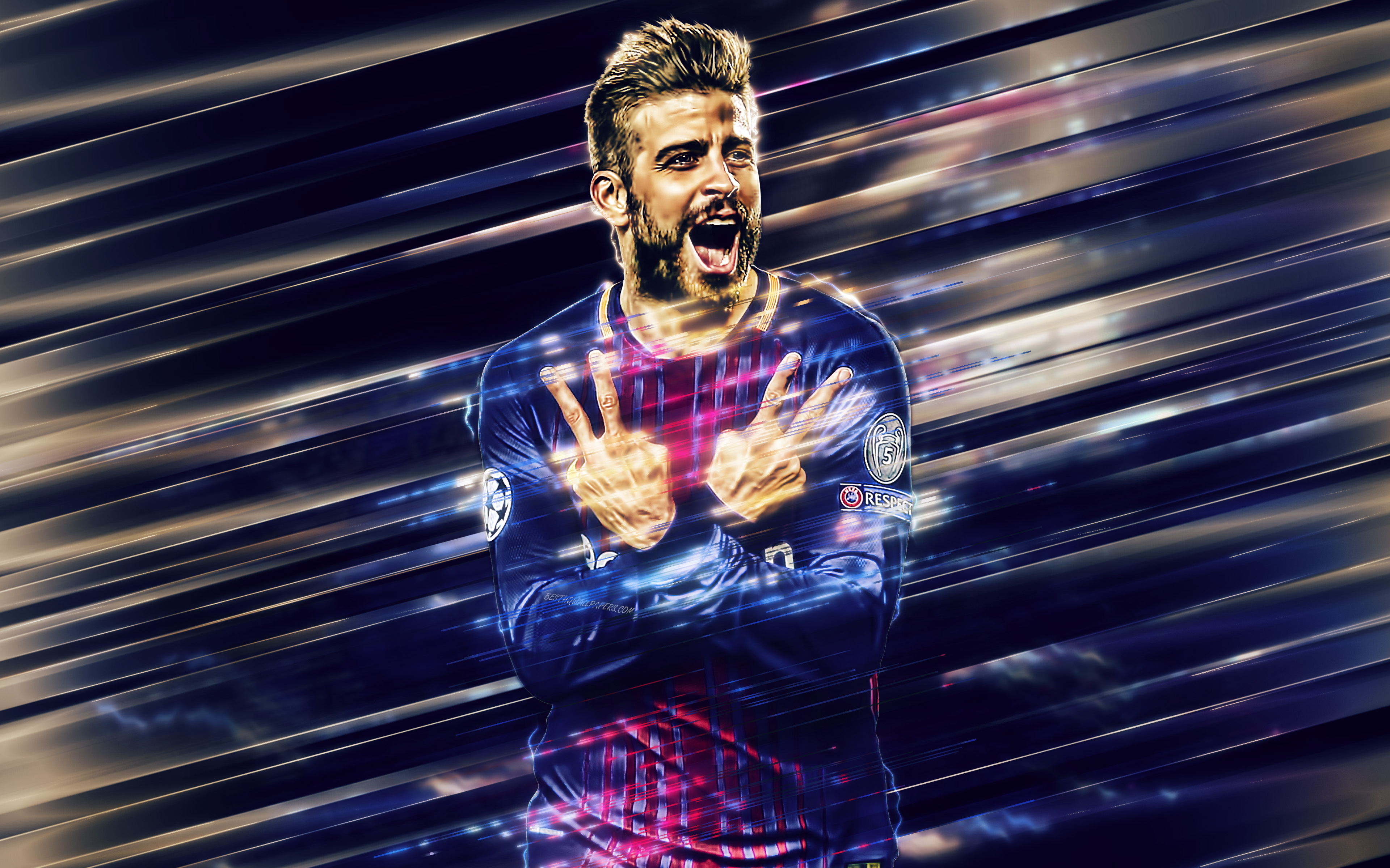 Gerard Piqué 4k Ultra HD Wallpaper
