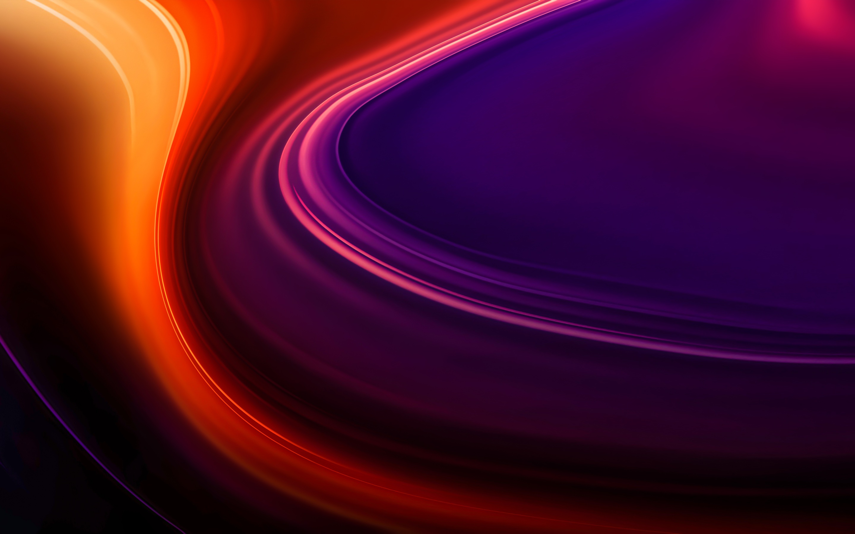 Wallpaper 4k Abstract Warm Colors Flow 4k Wallpaper