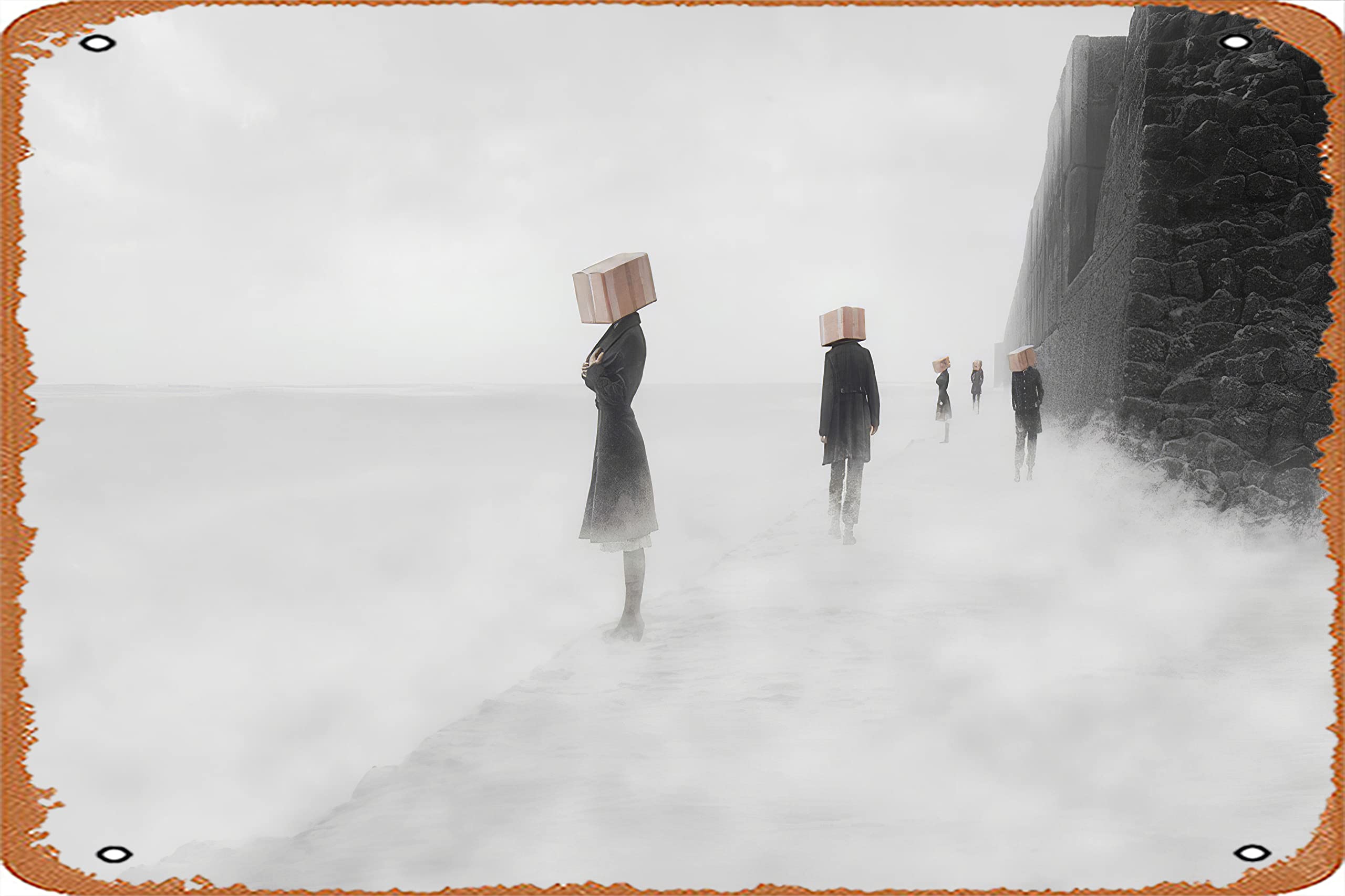 A Sense Of Emptiness 4k, HD Artist, 4k Wallpaper, Image, Background, Photo and Picture Poster, Metal Tin Sign, Vintage Style Wall Ornament Coffee & Bar Decor, Size 8 X 12: Posters