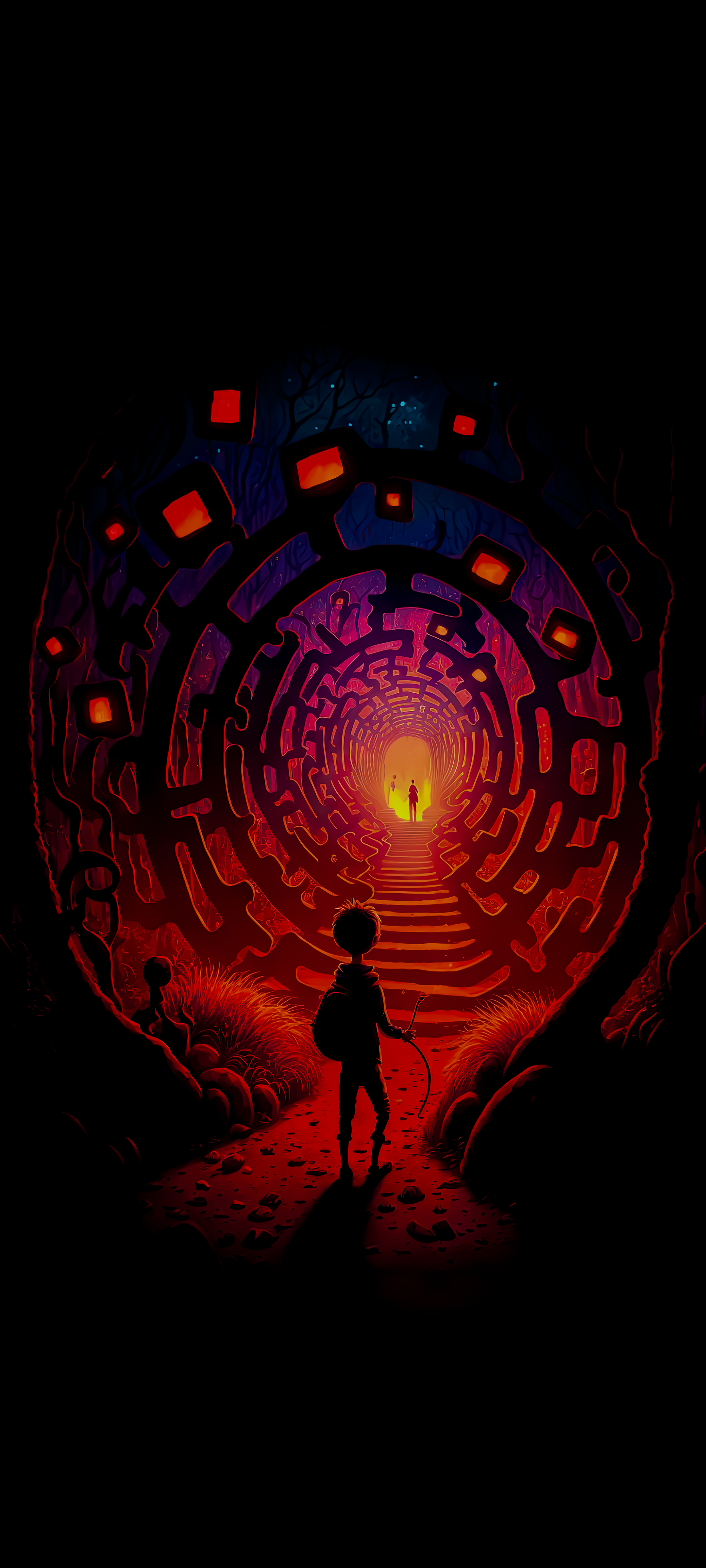 OLED Black Wallpaper 4K for Pone