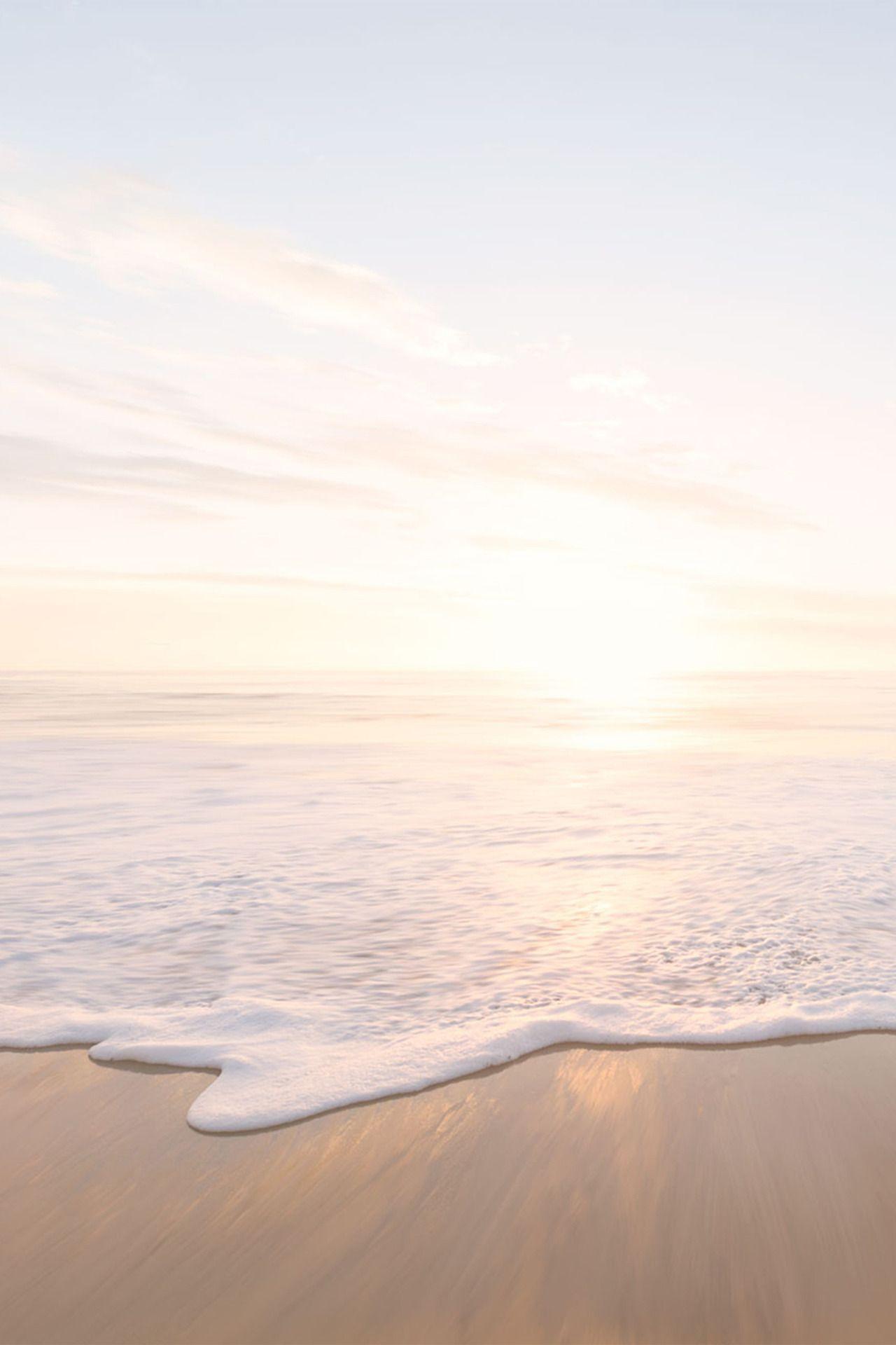 Beige Beach Wallpaper