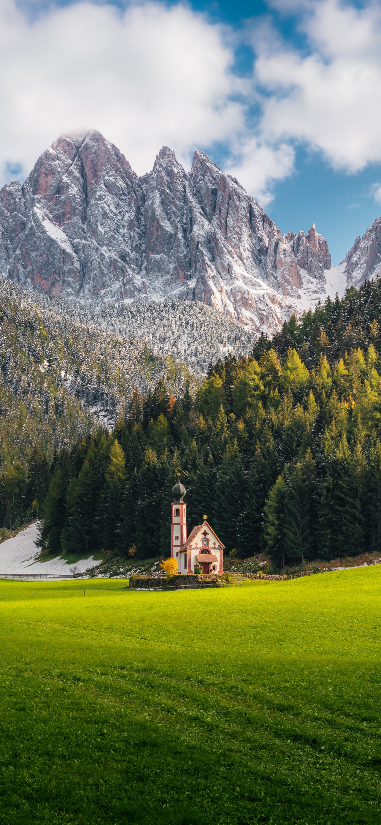 Church Of St Johann Wallpaper 4K, Villnoss, Italy, Alps, Dolomites